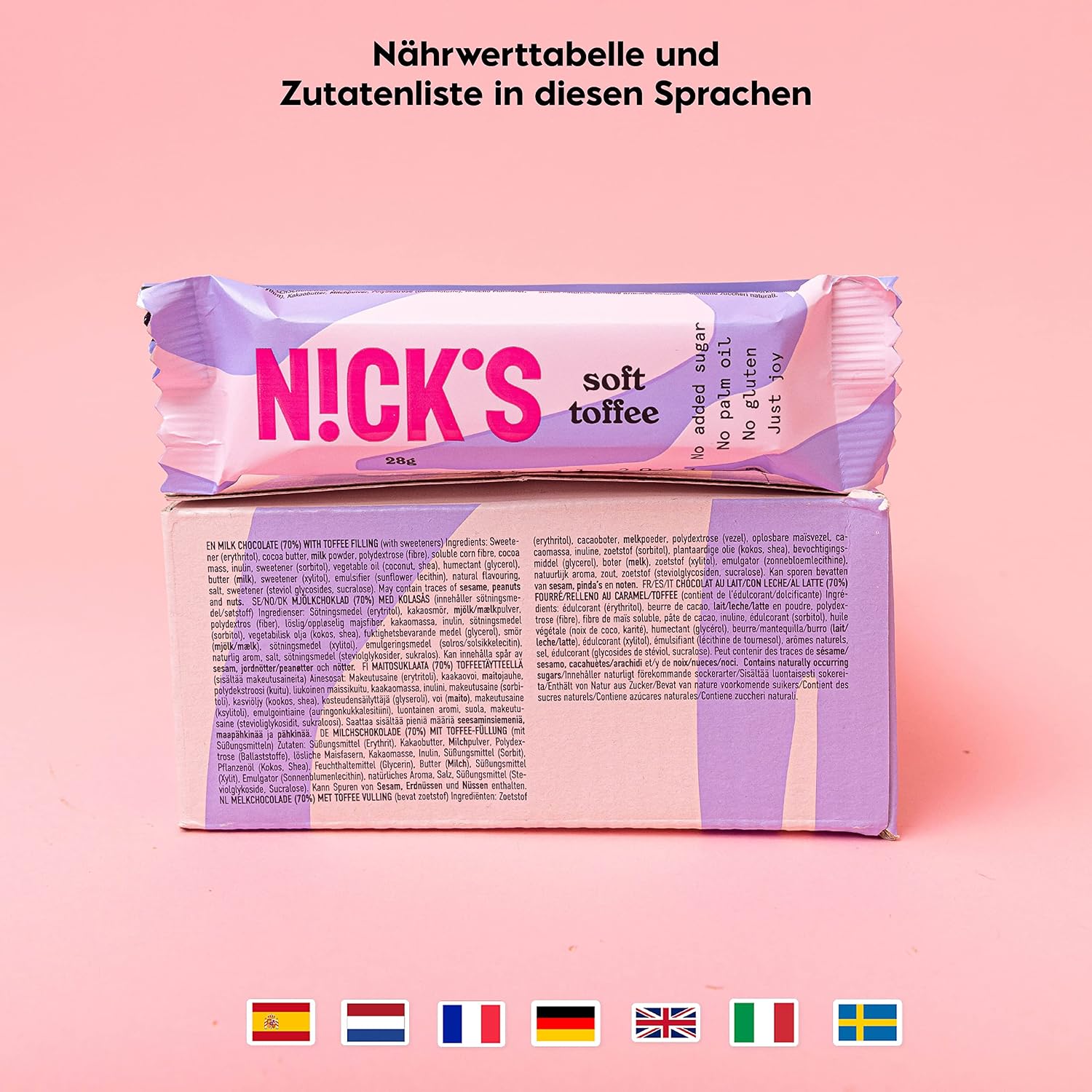 Thumbnail 6 de NICKS Keto Riegel Soft Toffee 110 kcal 🍫