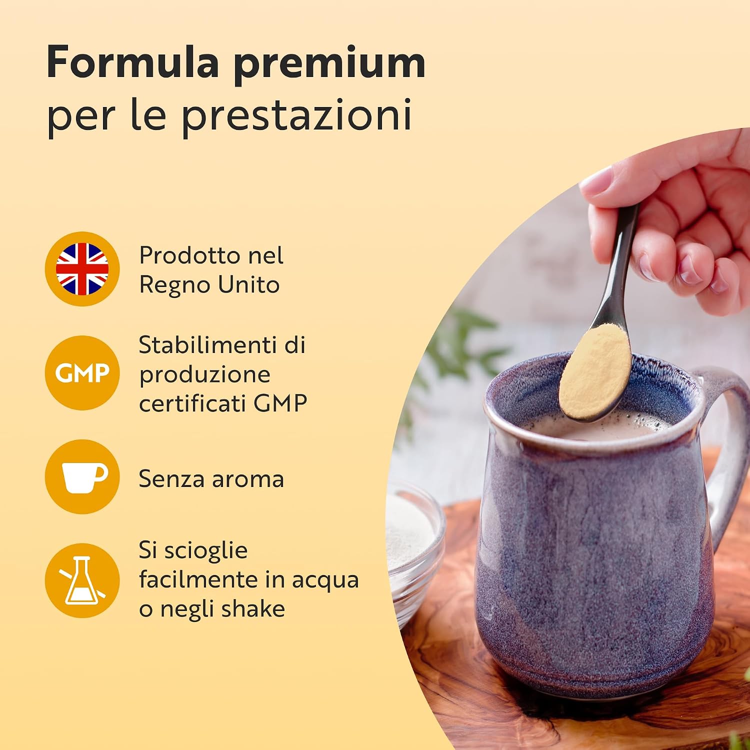 Detalle de Nutravita Creatina Monoidrato 3000 mg con Magnesio 360 mg – 360 g, Polvere Vegana senza Aroma