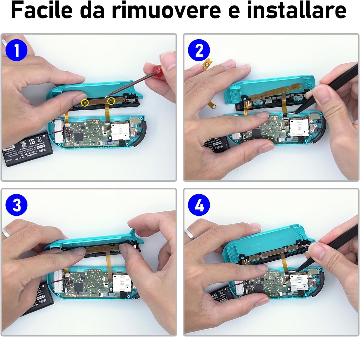 Thumbnail 6 de Mcbazel Kit Riparazione SL SR Flex per Joy-Con