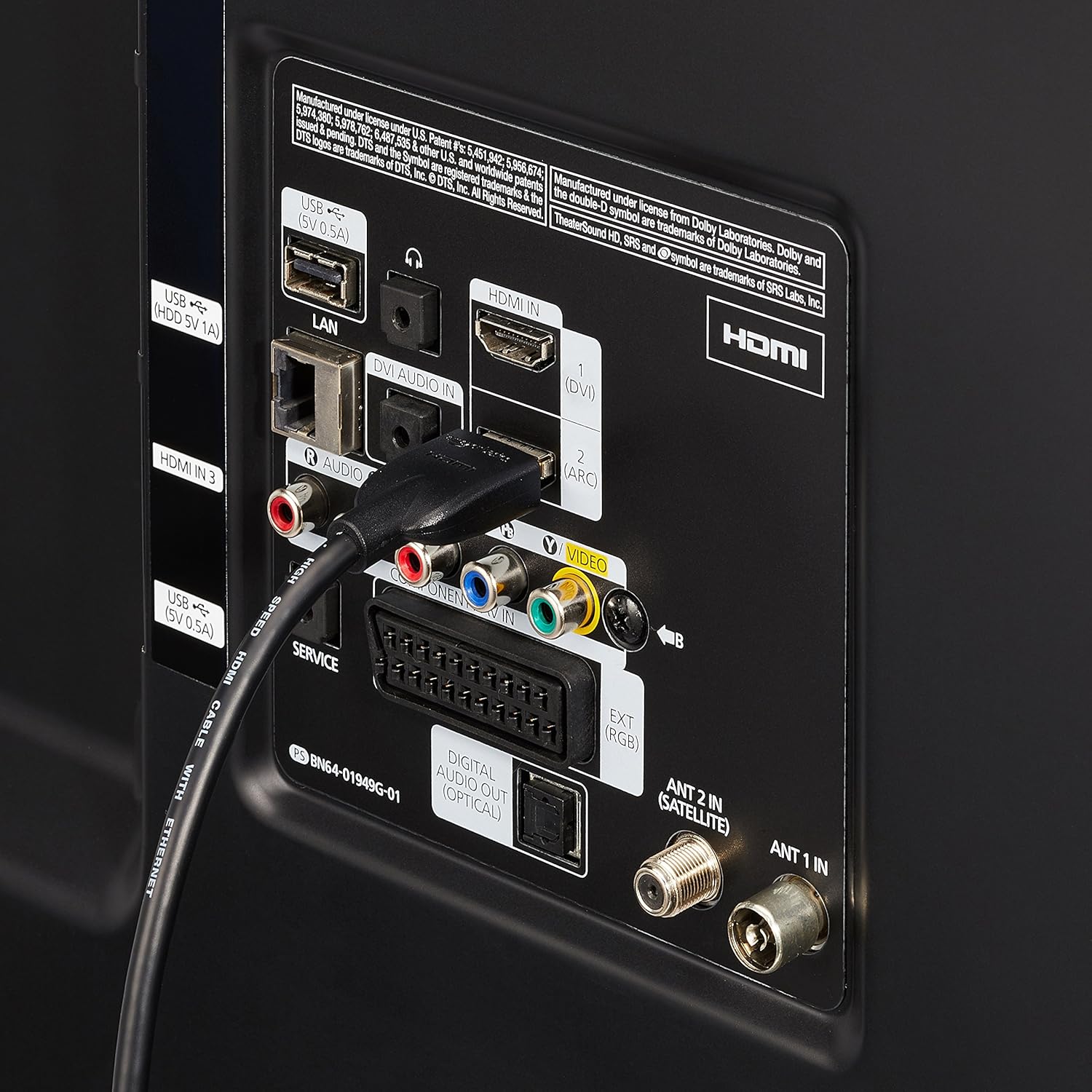 Thumbnail 6 de Amazon Basics Confezione da 3 cavi HDMI 4K da 1.8 m – 18 Gbps, Ethernet, 4K@60 Hz, nero