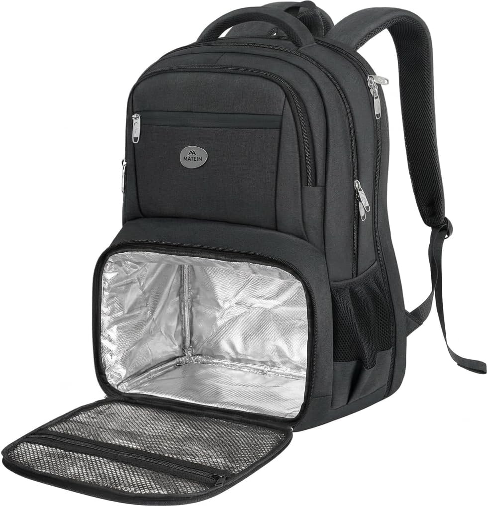 Thumbnail 2 de MATEIN thermische lunchrugzak voor 17-inch laptop, 32,6 liter, grijs