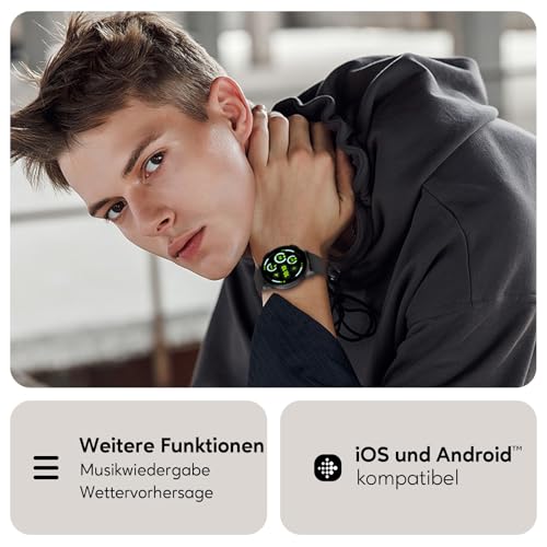 Thumbnail 6 de AcclaFit Smartwatch Damen Herren – 1,38 Zoll HD-Display, IP68, Bluetooth Anrufe, 120+ Sportmodi, Herzfrequenz, SpO2 & Schlafmonitor