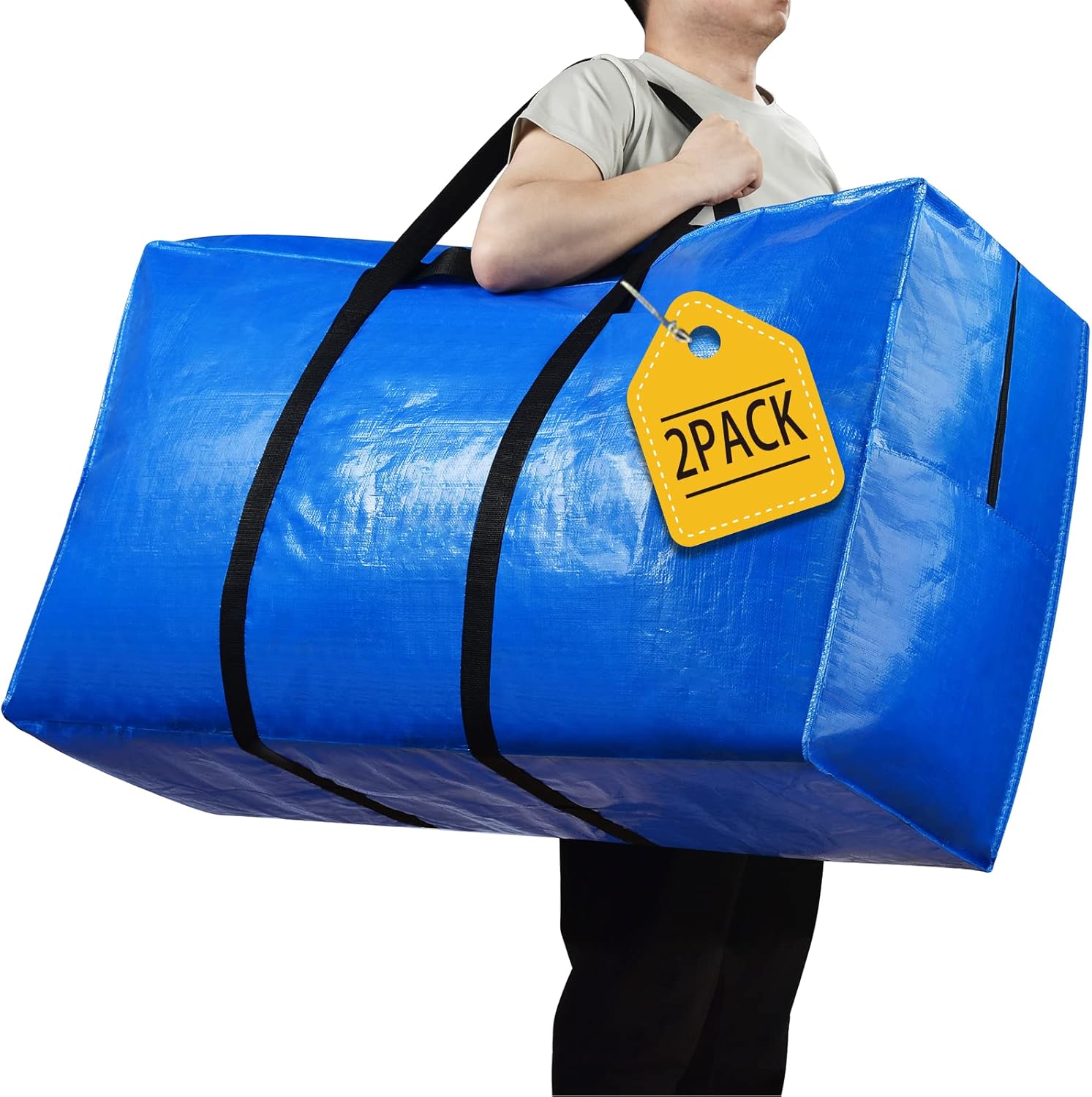 Detalle de 57 Gallon Extra Large Storage Bags 42x23x13.5in 2PK