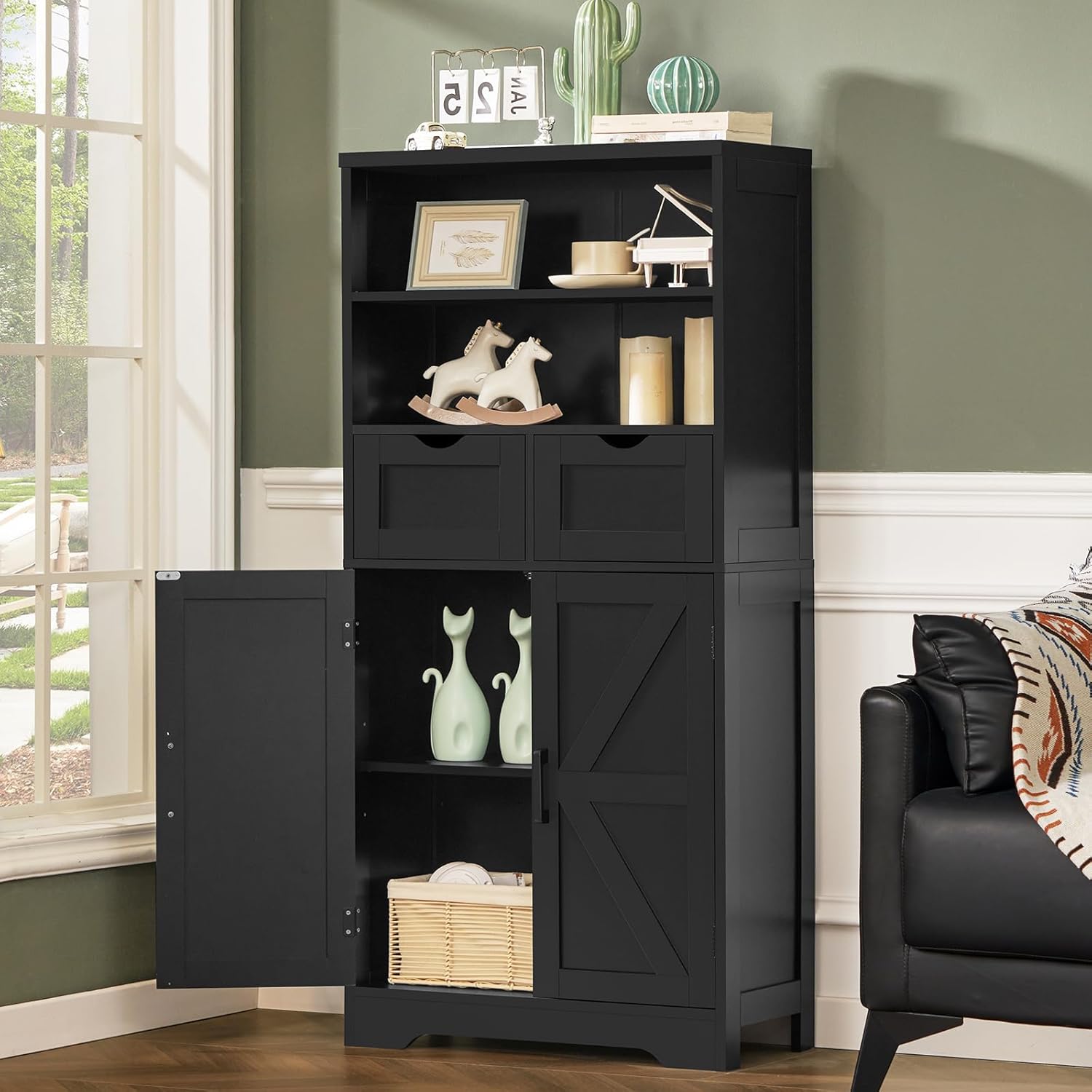 Thumbnail 1 de TEENFON Storage Cabinet, 49.6-Inch Tall