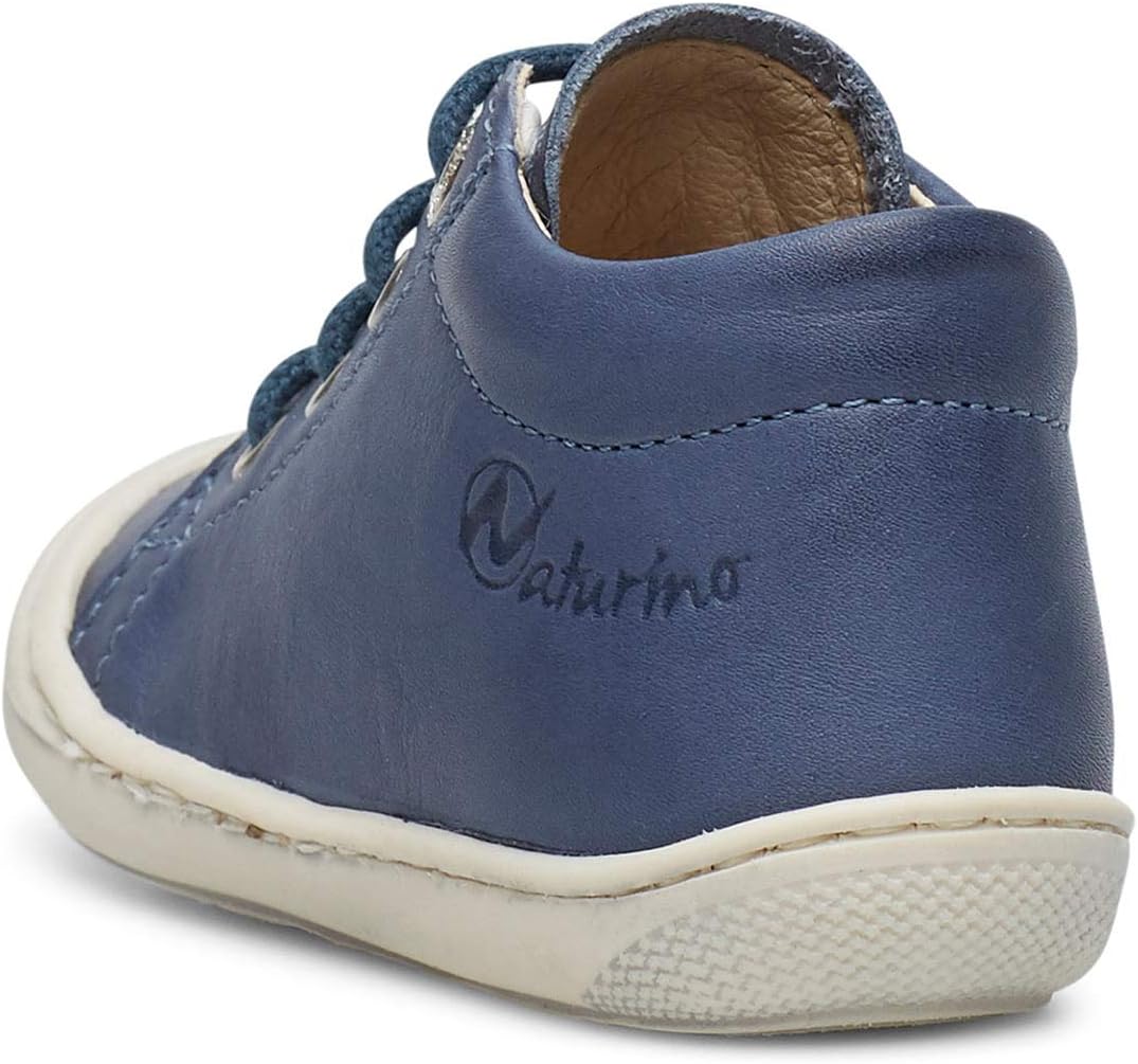Detalle de Naturino Scarpine Primi Passi in Pelle – Scarpe per i primi passi in pelle con chiusura a lacci