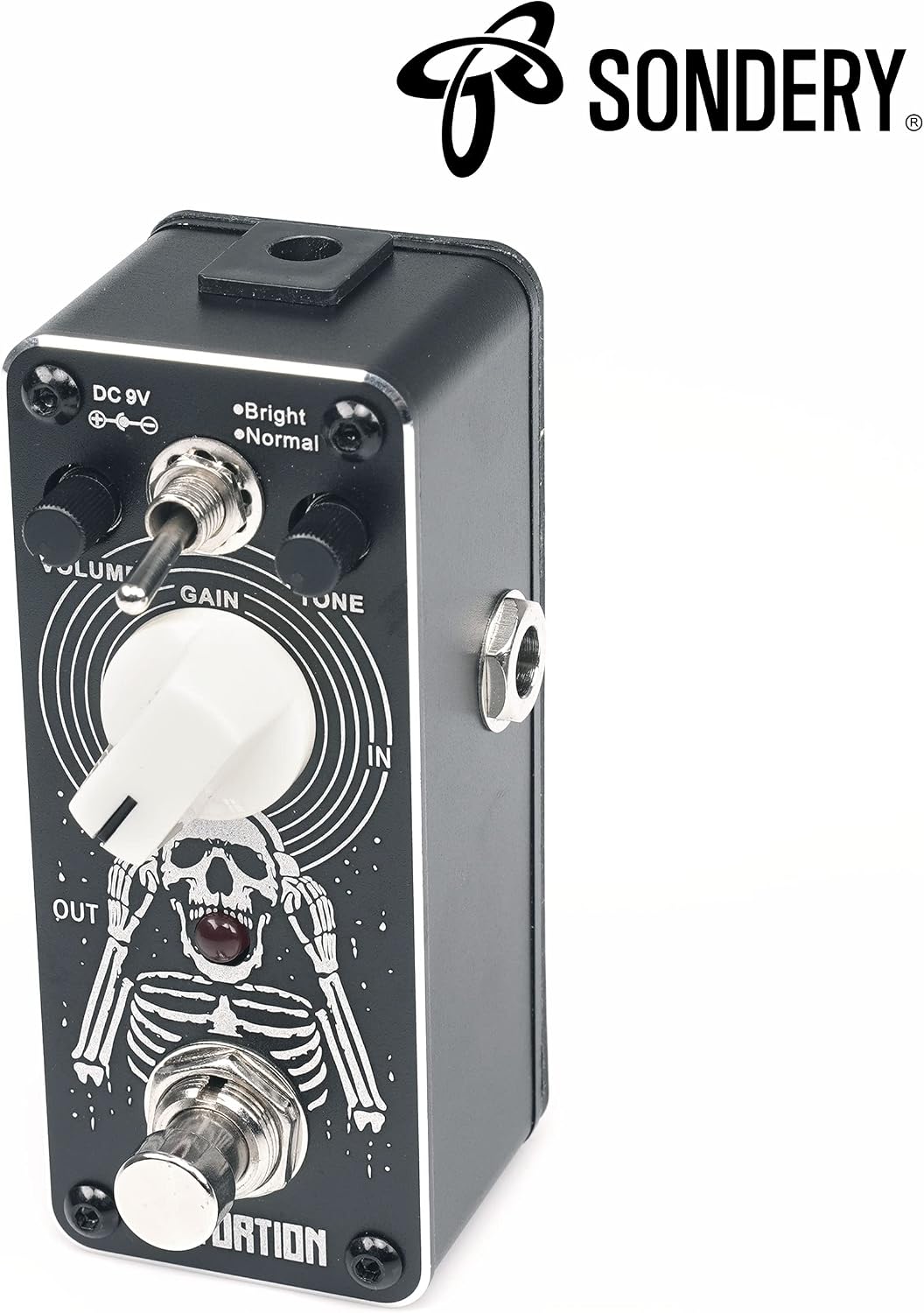 Detalle 2 de Sondery sdn-9 Mini Distortion Pedal with Bright and Normal Modes