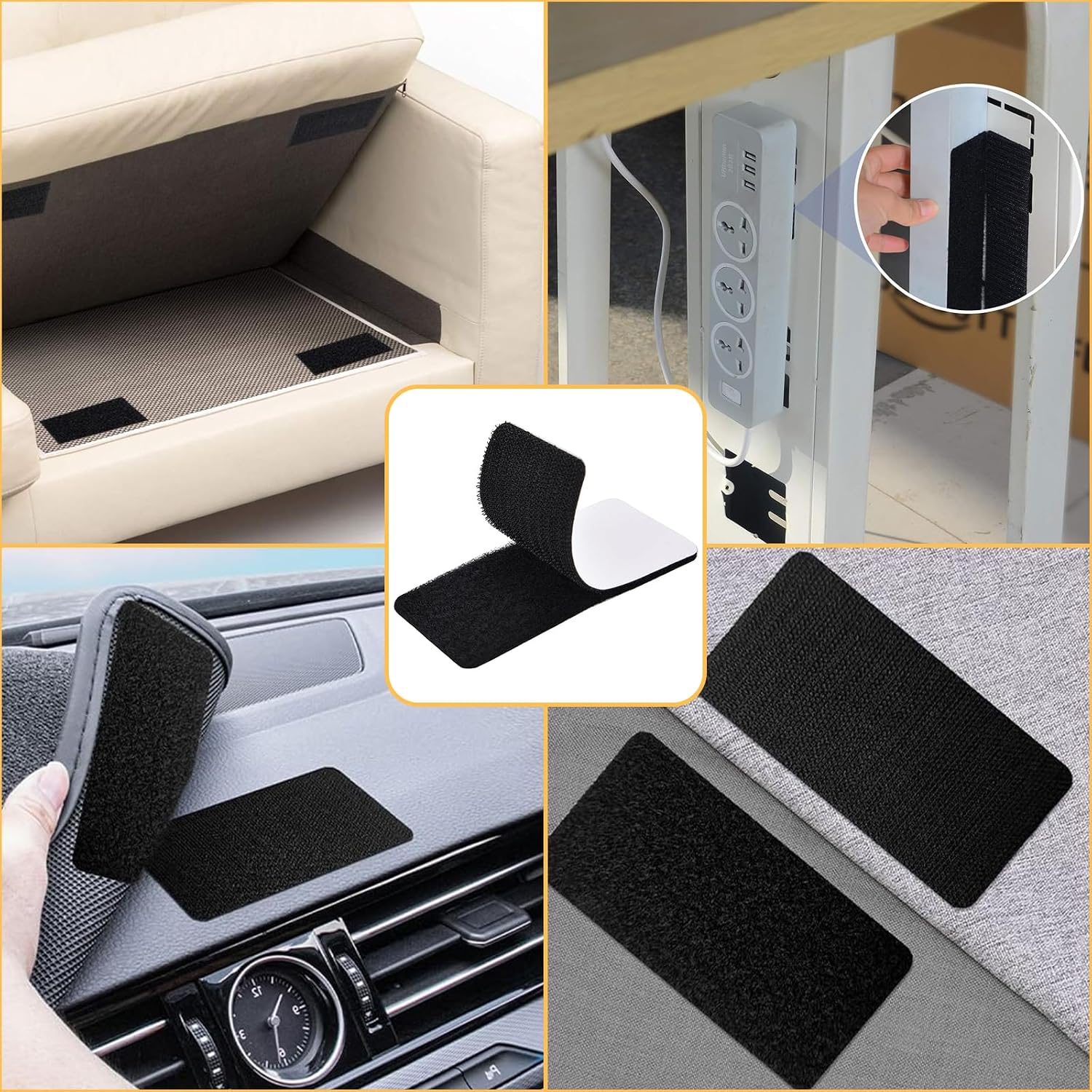 Thumbnail 5 de hautllaif 12 Pcs Industrial Strength Sticky Pads – Heavy Duty Double-Sided Tape for Walls, Floors and More