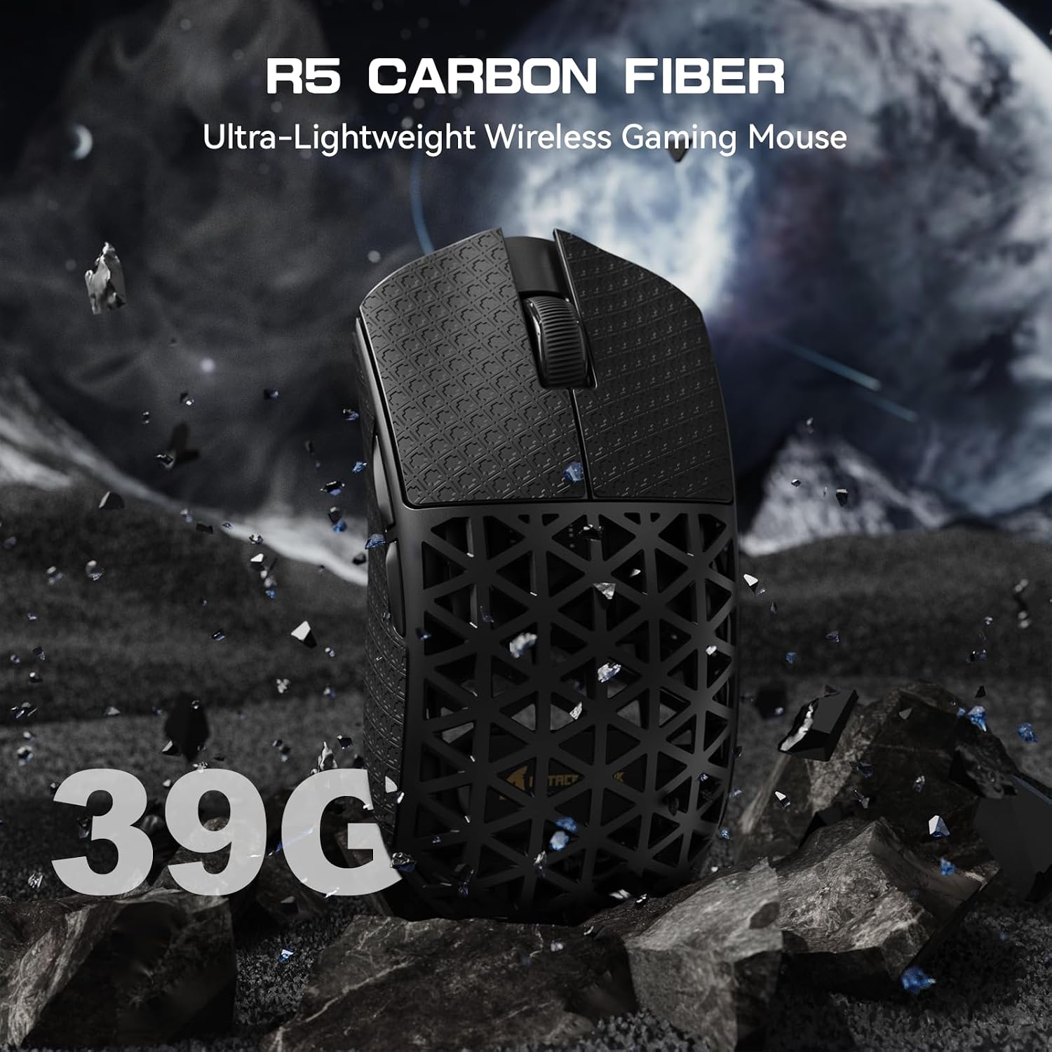 Detalle 2 de ATTACK SHARK R5 Gaming-Maus 39 g