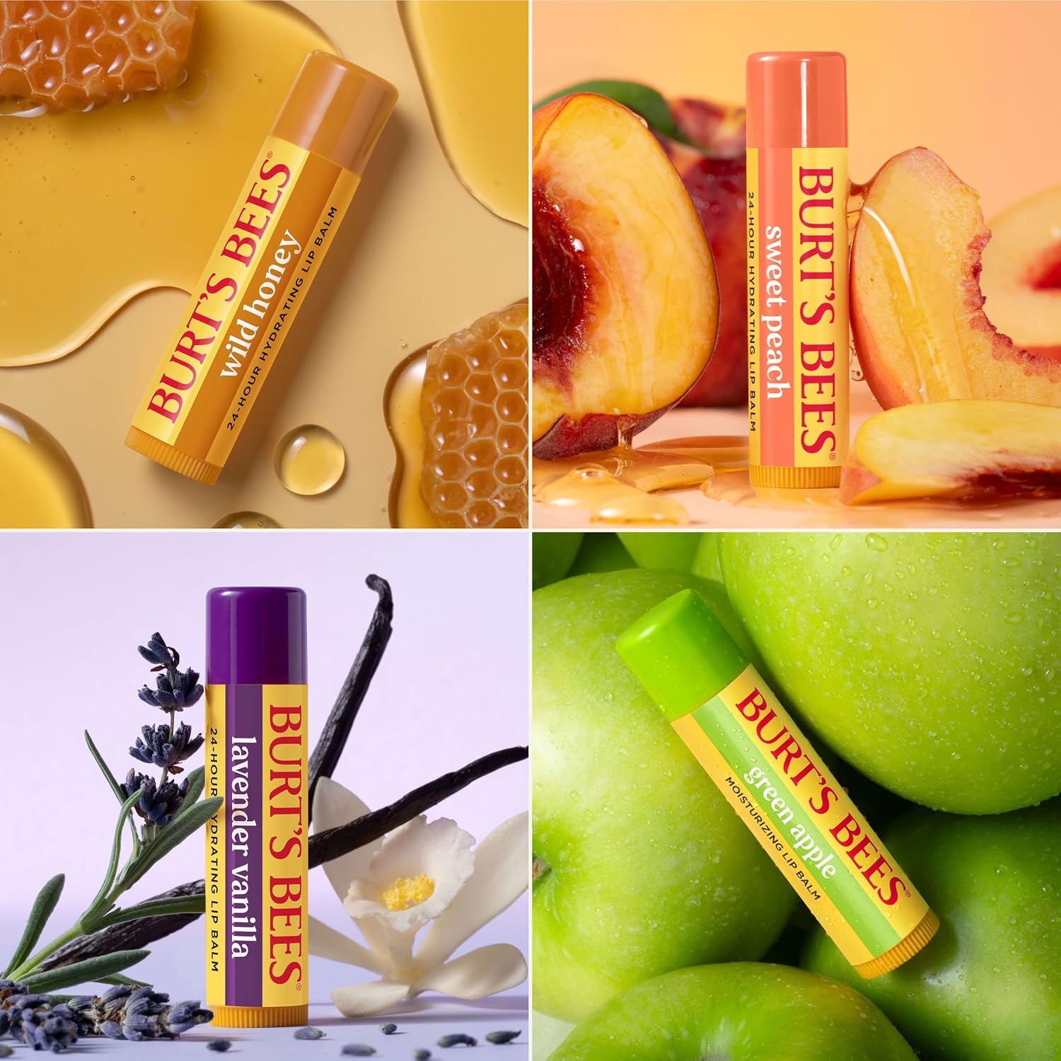 Detalle 1 de Burt's Bees Garden Party Lip Balm Set 4-Pack