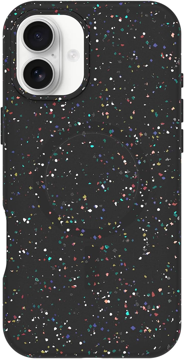 Detalle de OtterBox Symmetry Series Core MagSafe per iPhone 16 Plus: protezione ultrafine con attacco MagSafe
