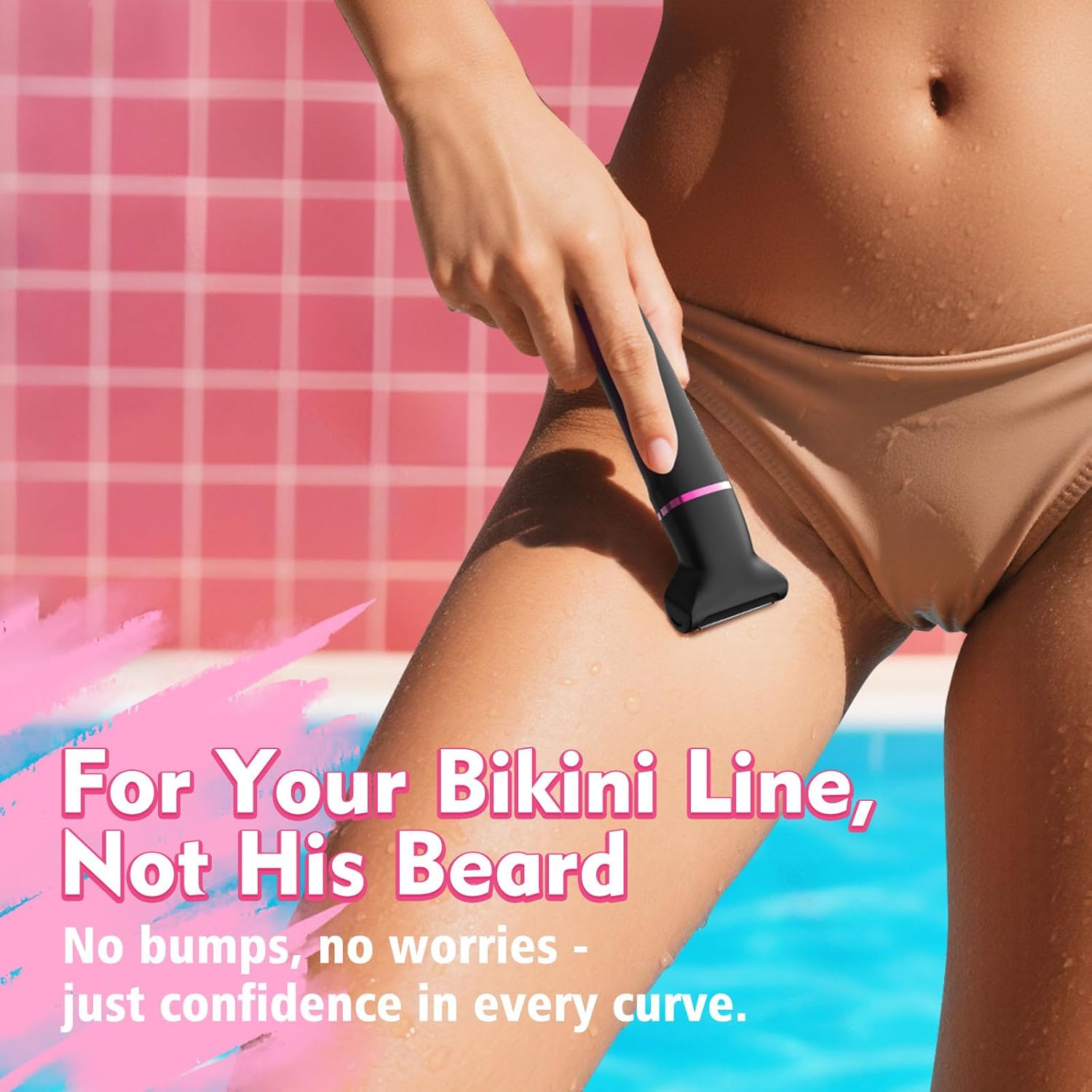 Thumbnail 1 de Bikini Trimmer for Women — Waterproof Wet & Dry Electric Foil Shaver with Rechargeable Dock