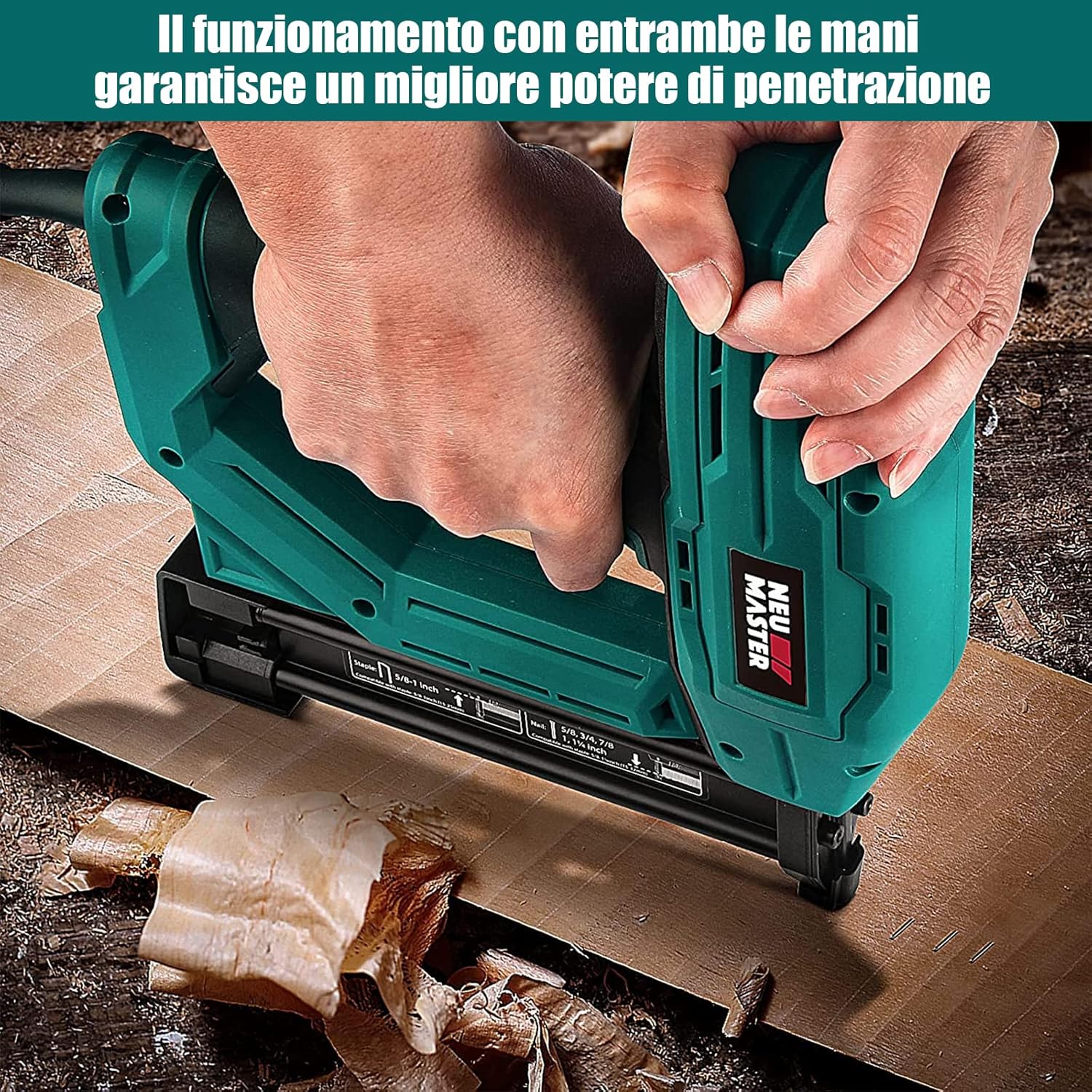 Detalle 2 de NEU MASTER Graffettatrice elettrica 2 in 1