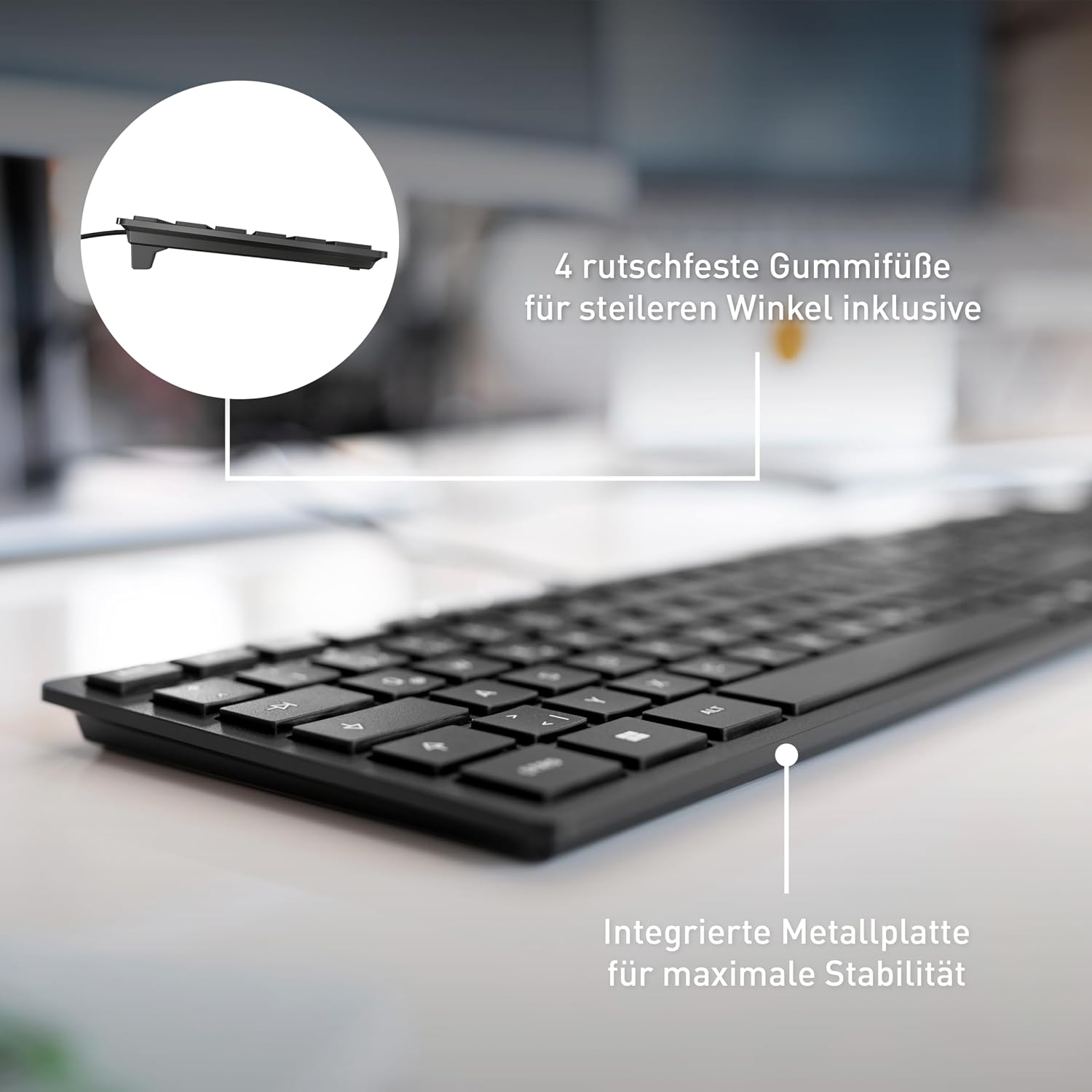 Thumbnail 4 de CHERRY KC 6000 Slim USB-Tastatur