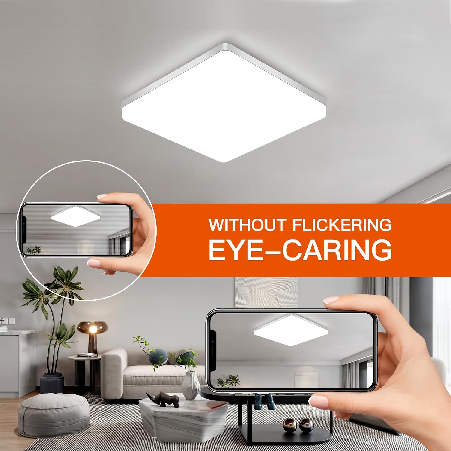 Thumbnail 4 de Riserva RVDE-24 vierkante led-plafondlamp, 48 W, 6500 K, IP44