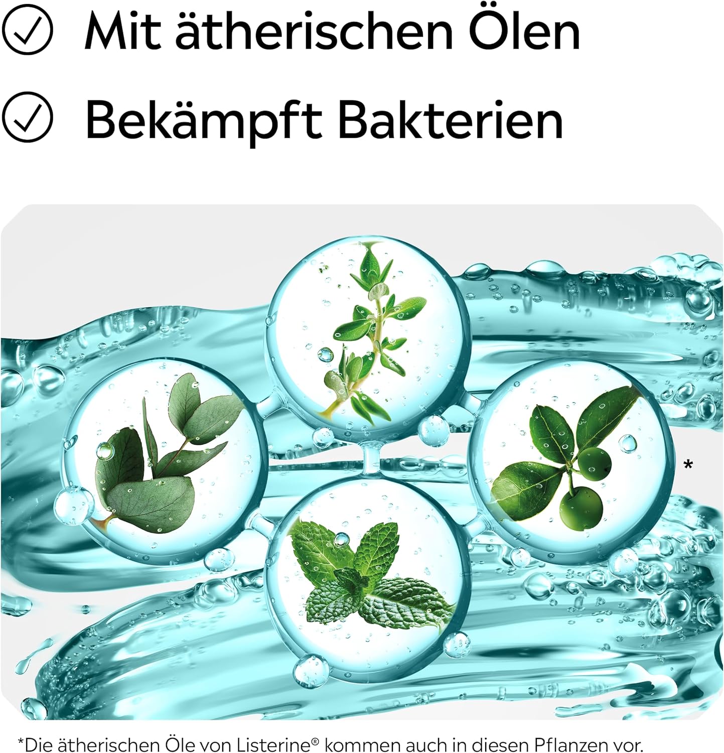 Thumbnail 3 de LISTERINE Cool Mint Mild (4 x 750 ml) – antibakterielle alkoholfreie Mundspülung gegen Zahnbelag und Mundgeruch