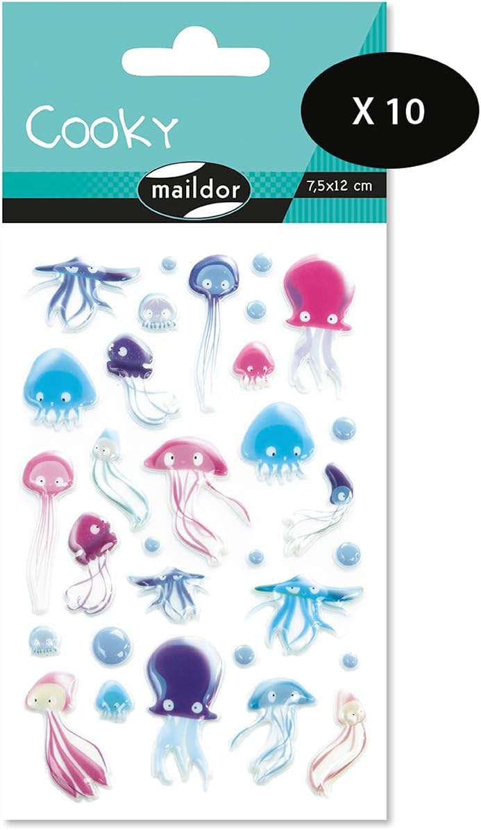 Thumbnail 4 de MY MANDARINE CY062Opack - GOMMETTES 3D Cooky, LOT DE 10 planches 12x8 cm – 210 stickers – Pingouins