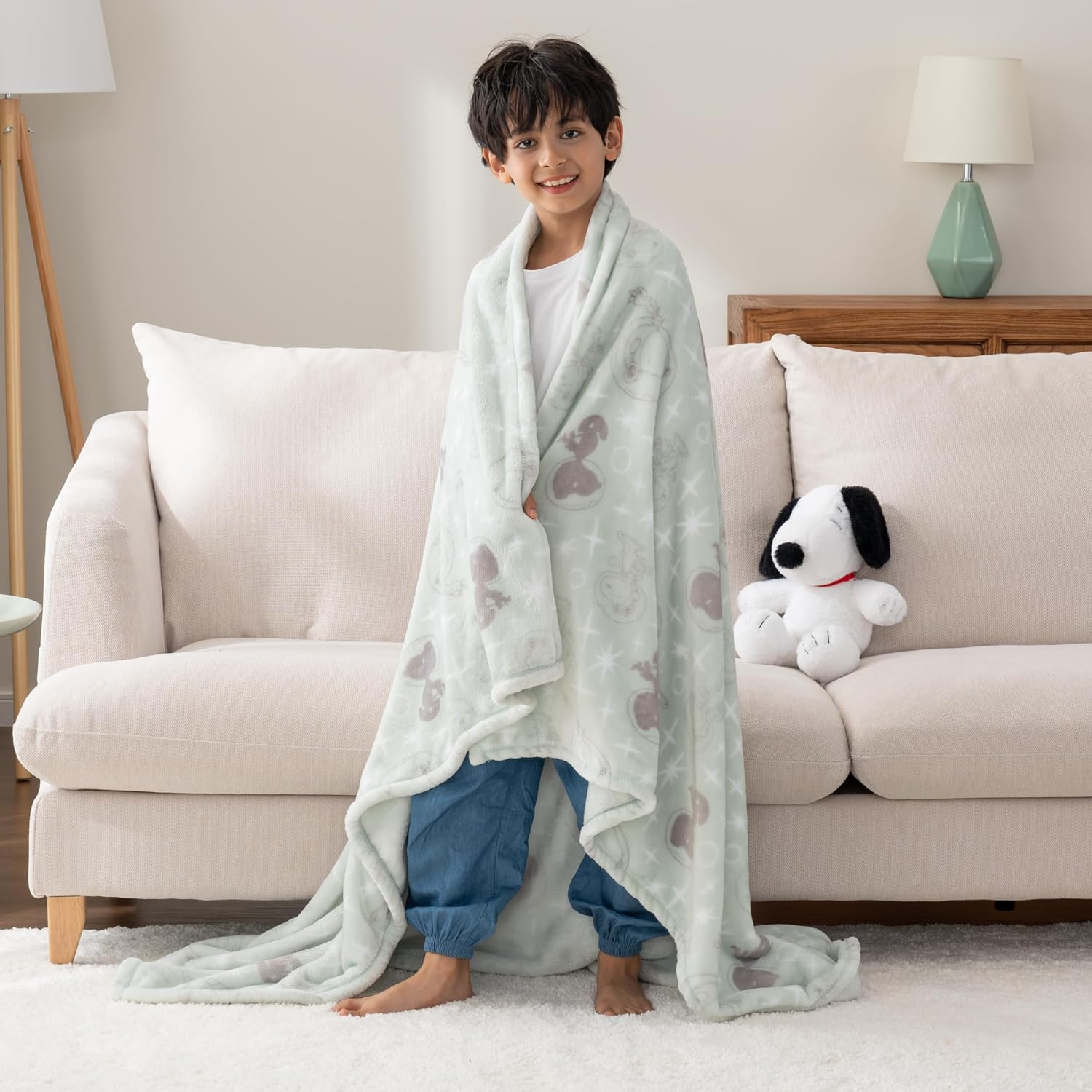 Detalle de Berkshire Peanuts Snoopy Throw Blanket
