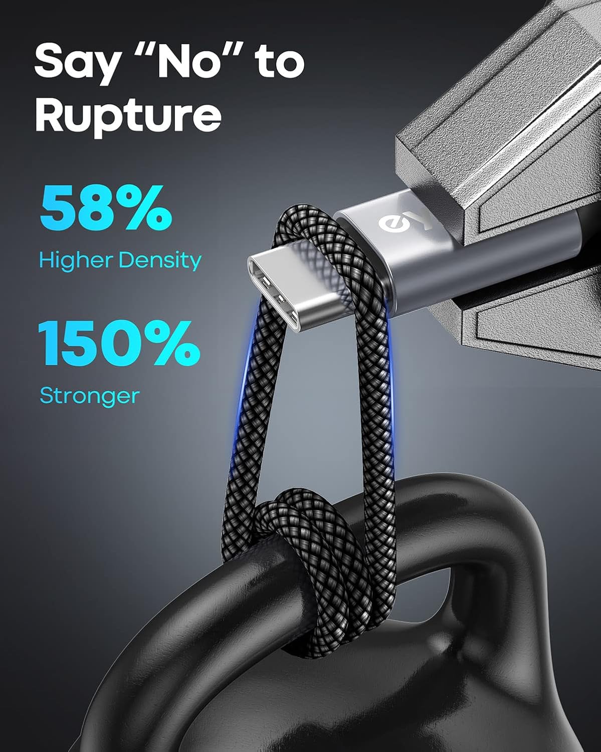 Detalle 2 de USB-C Ladekabel 5er Set 1 m mit 3 A