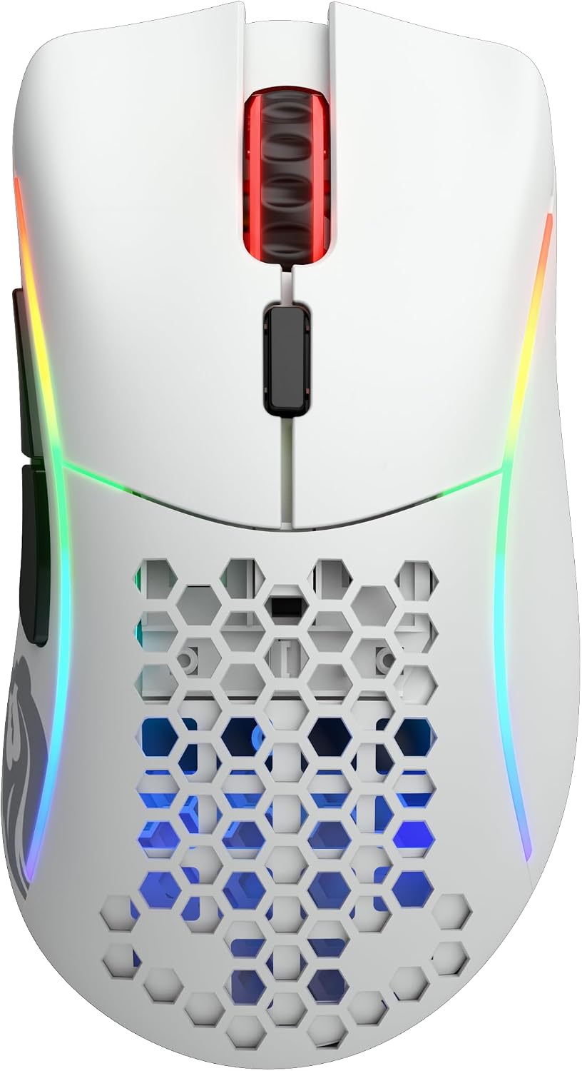 Detalle 2 de GLORIOUS Model D- (Små) Wireless gamingmus, 67 g, RGB och 2,4 GHz