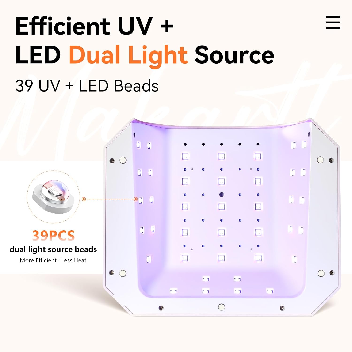 Thumbnail 3 de Makartt LED Nail Lamp 36W