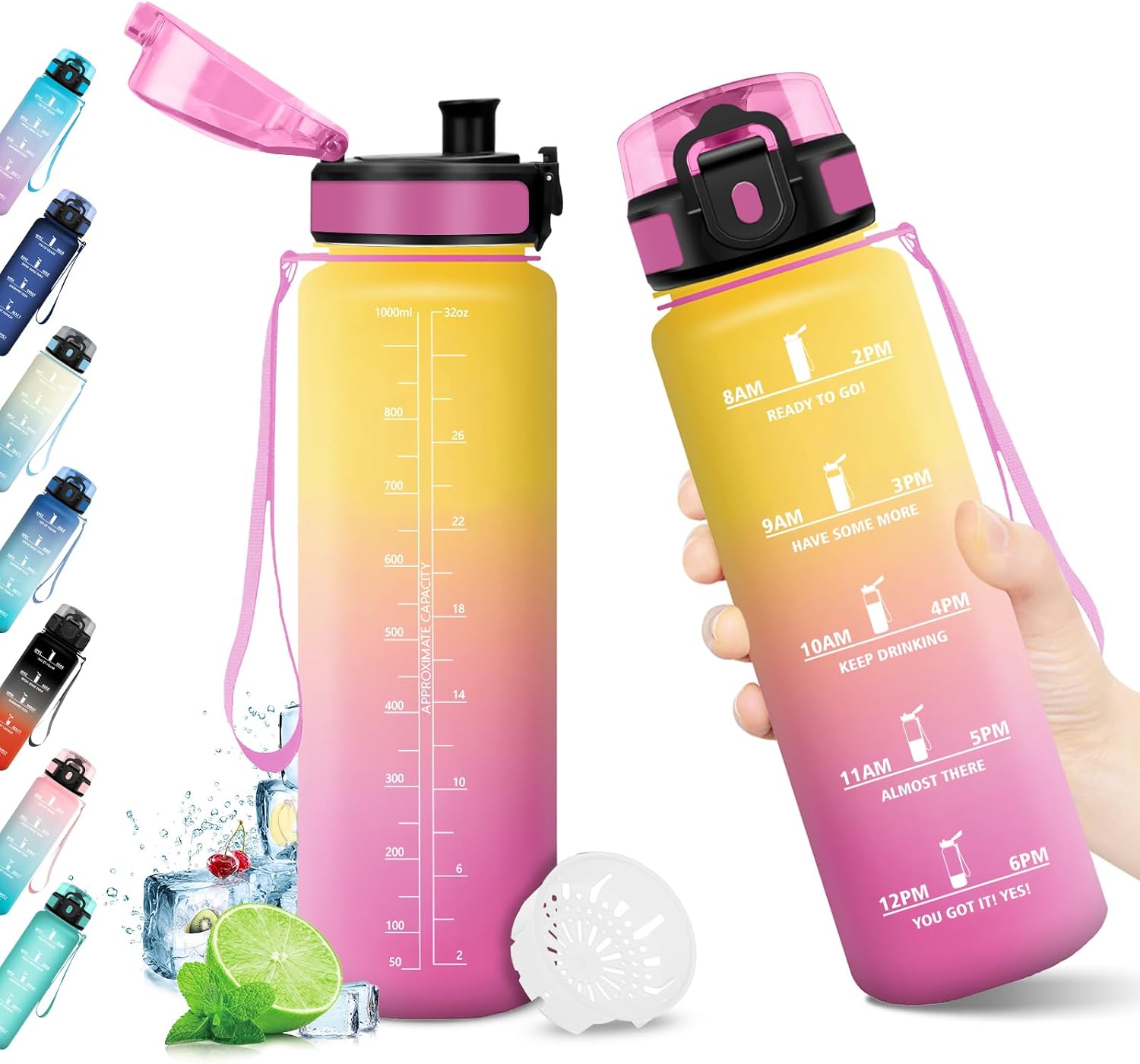 Detalle de Bouteille Sport 1L Gourde Motivation
