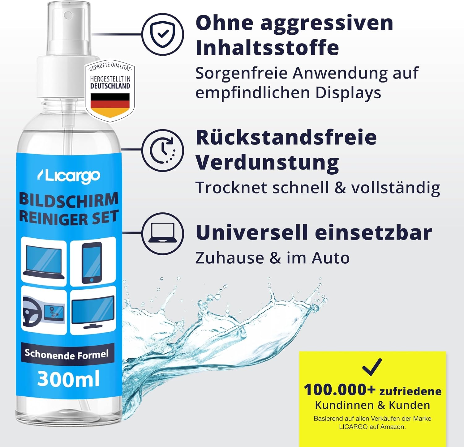 Detalle 2 de Bildschirmreiniger Spray 300 ml