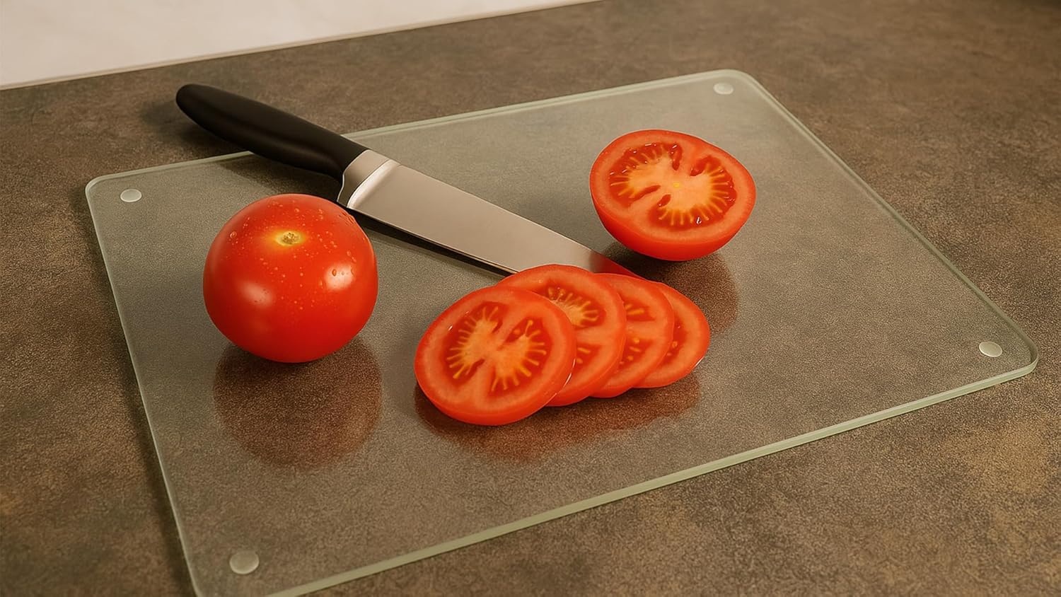 Thumbnail 5 de ALLboards Transparent Glass Chopping Board 40x30 cm 🍽