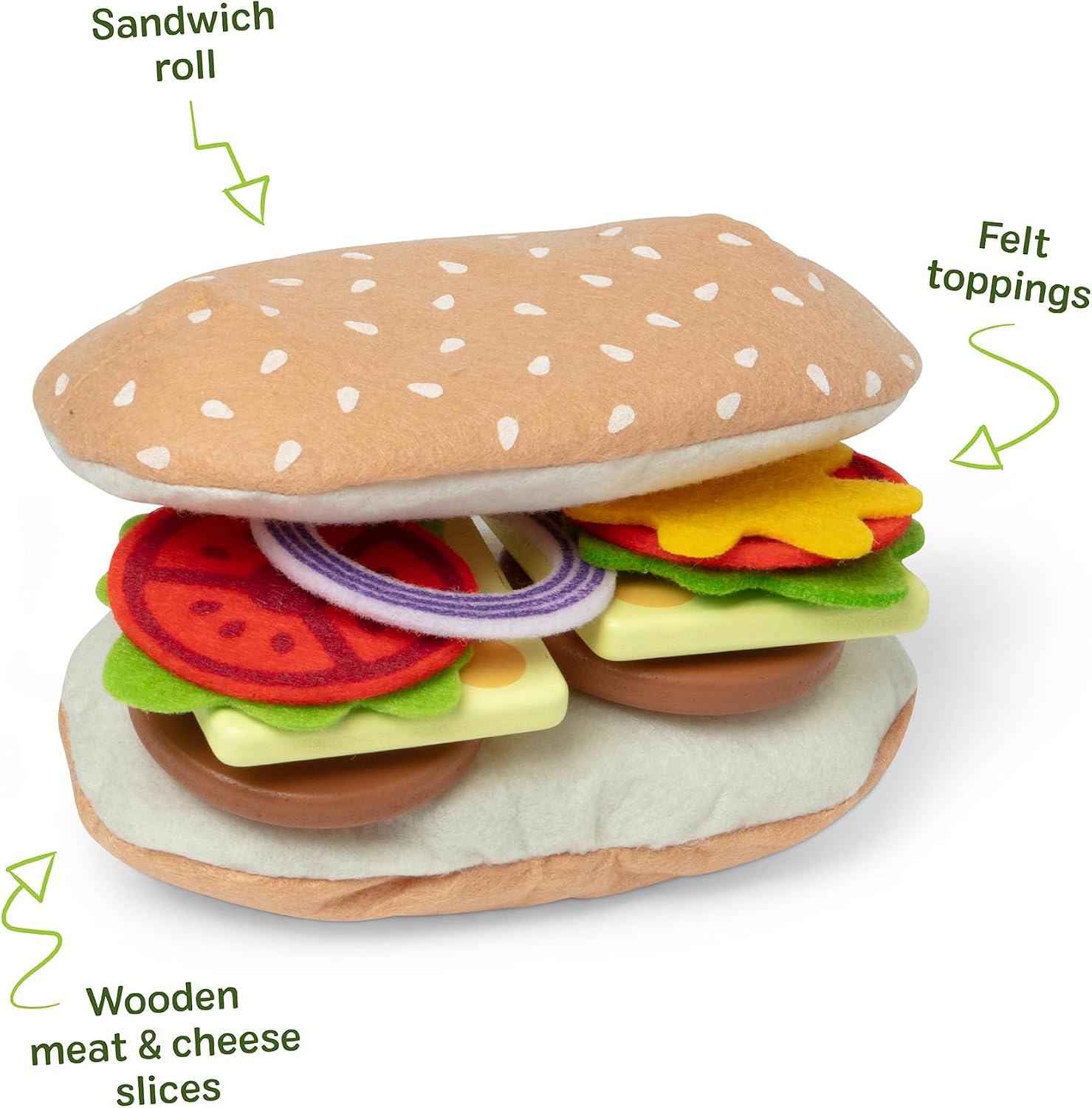 Thumbnail 5 de Melissa & Doug Slice-Stack-Serve Sandwich Counter