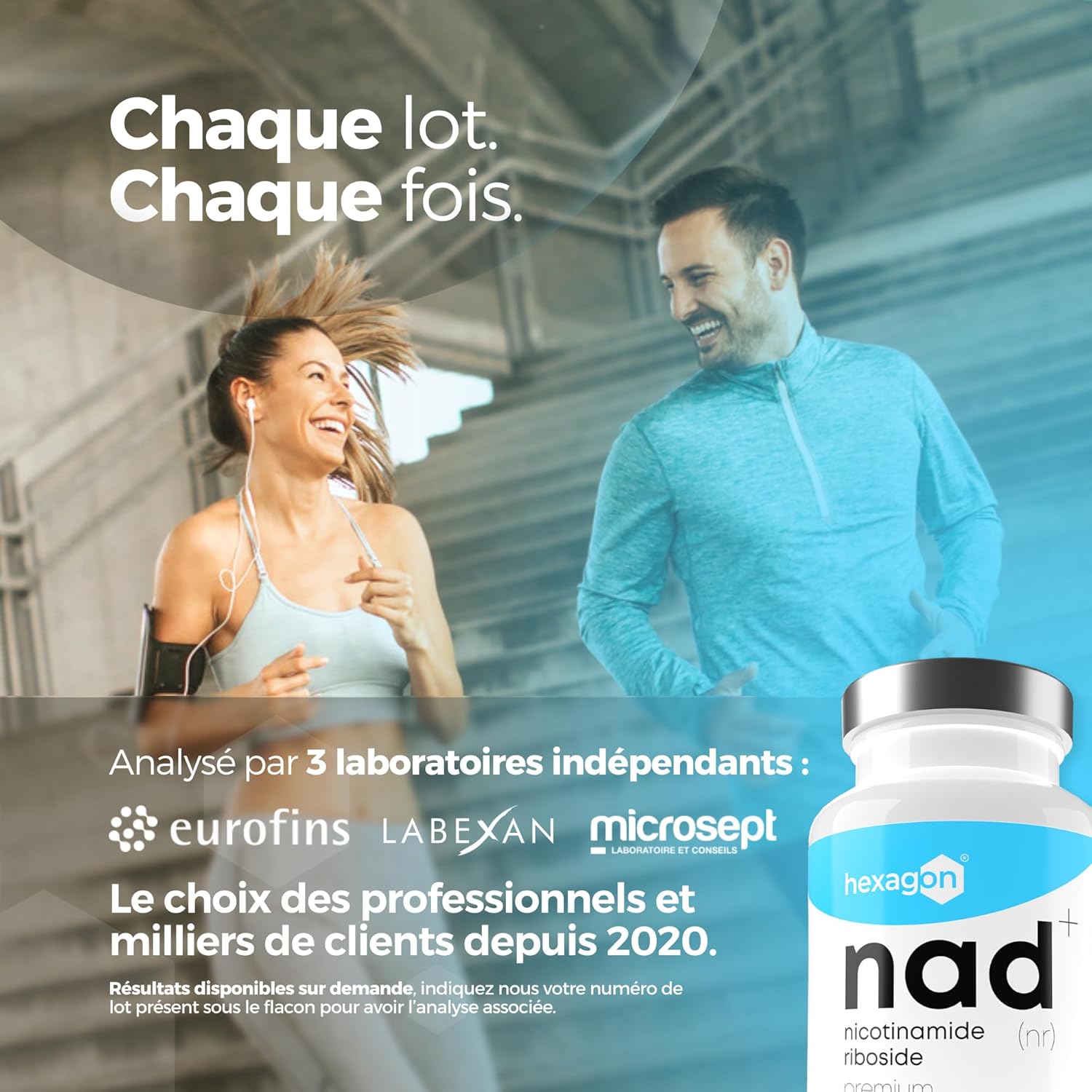 Thumbnail 4 de NAD+ Nicotinamide Riboside Chloride 300 mg – Cure de 3 mois (90 gélules végétales, vegan)