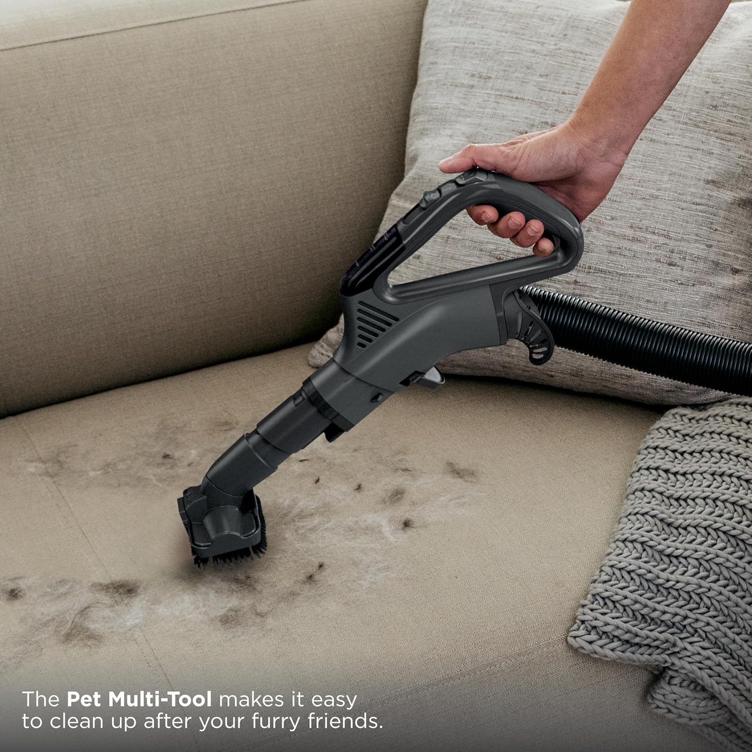 Detalle de Shark Vertex AZ2001AMZ Upright Vacuum with DuoClean PowerFins, Powered Lift-Away, and Self-Cleaning Brushroll