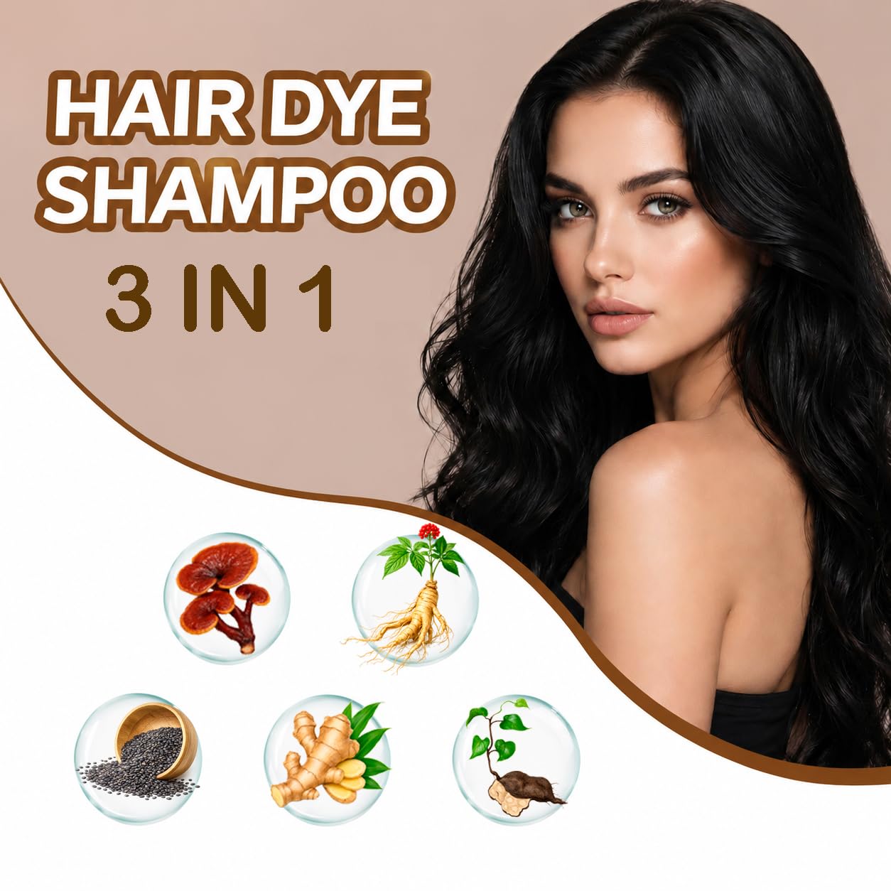 Thumbnail 4 de Haarfärbeshampoo Schwarz 500ml