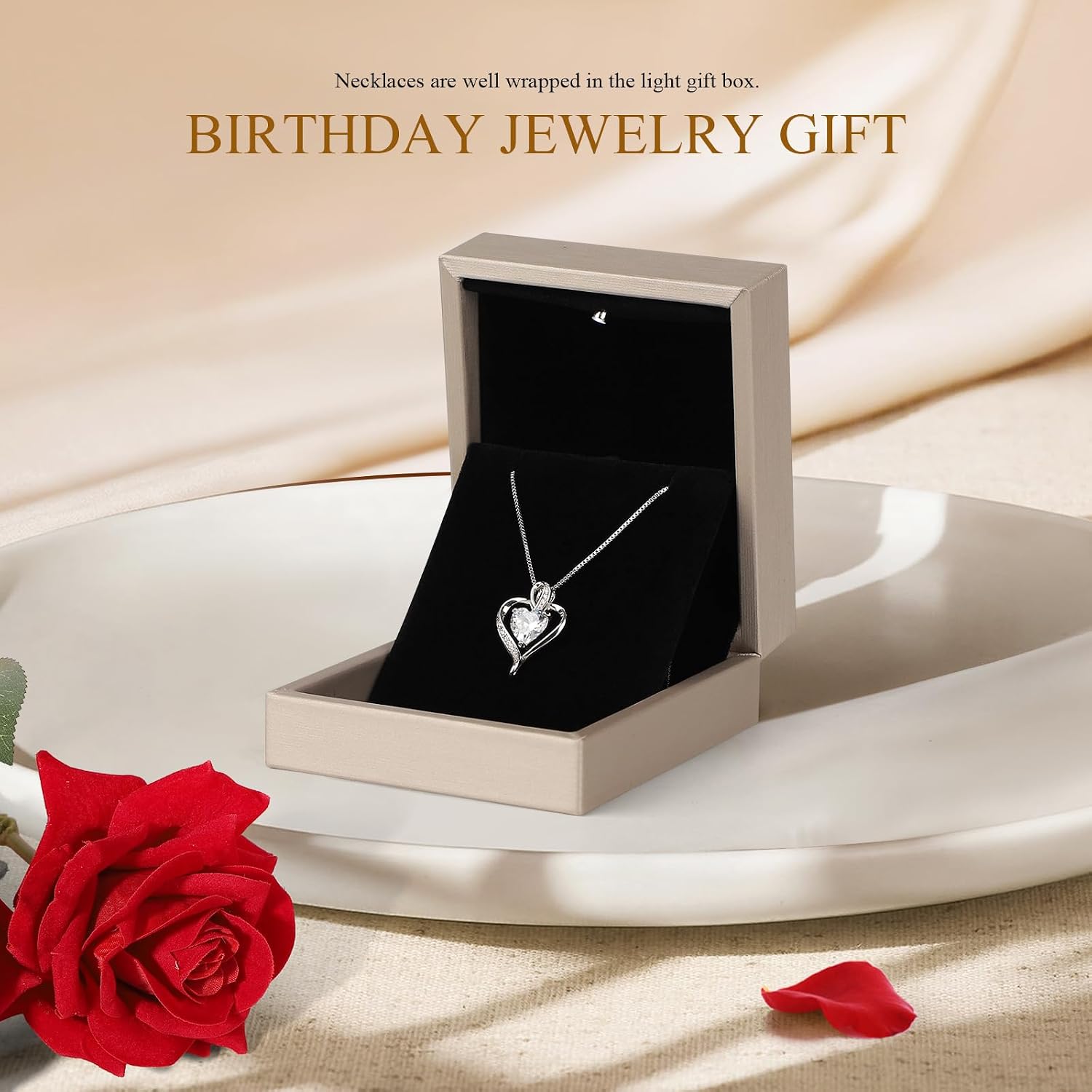 Thumbnail 5 de Alittlecare Heart Necklace in 925 Sterling Silver