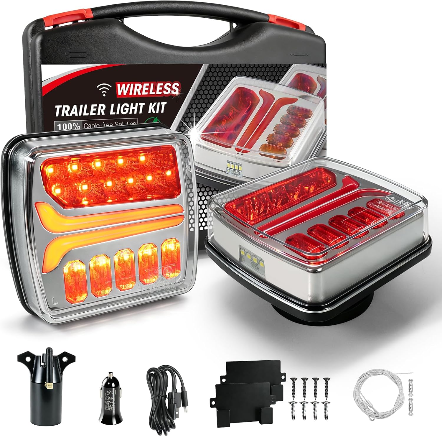 Detalle de NeaLia Wireless Trailer Lights 100ft