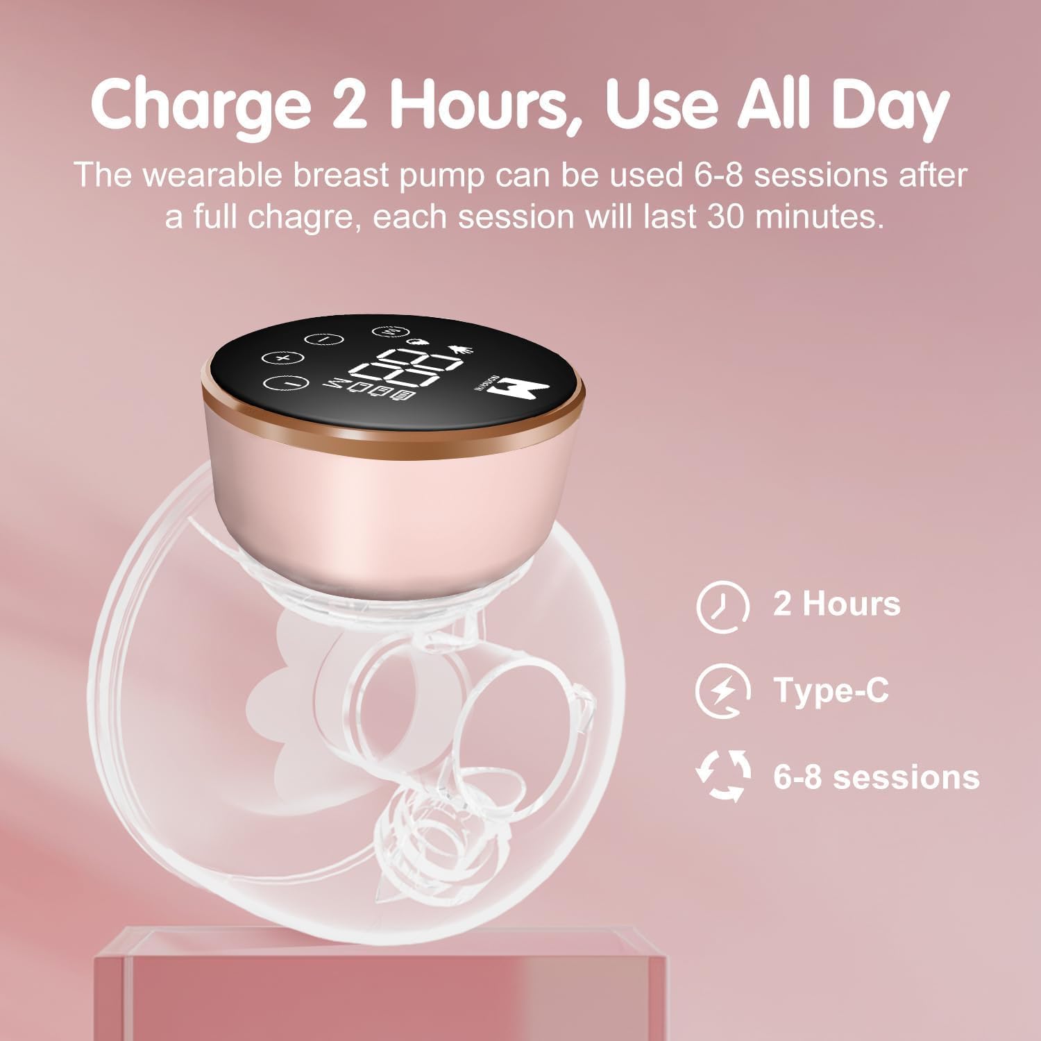 Thumbnail 4 de MOMAINI Wearable Breast Pump 3-mode 🤱