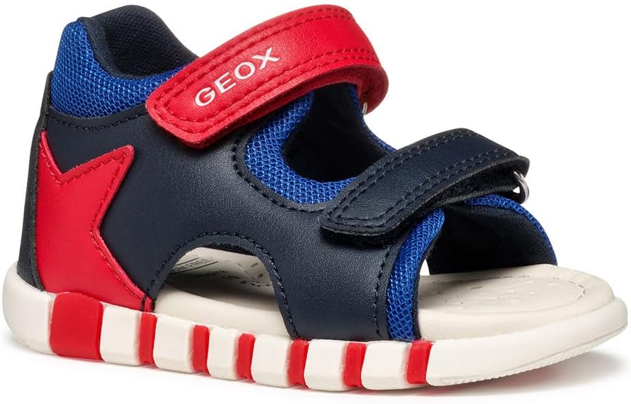 Detalle de Geox Baby-Jungen B Iupidoo Boy Sandal – Atmungsaktiver Begleiter für warme Tage