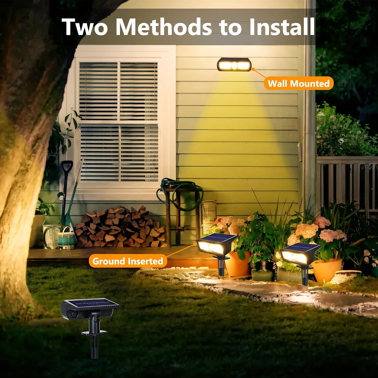 Thumbnail 3 de Moxled Solarlampen für Außen Garten (6er-Set) – 3000K warmweiß, IP65, 2 Helligkeitsmodi