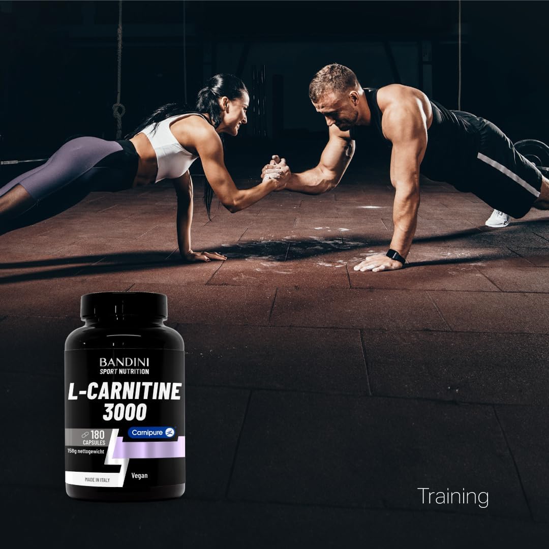 Detalle de Bandini® L CARNITINE 3000 capsules met Carnipure®, 180 stuks