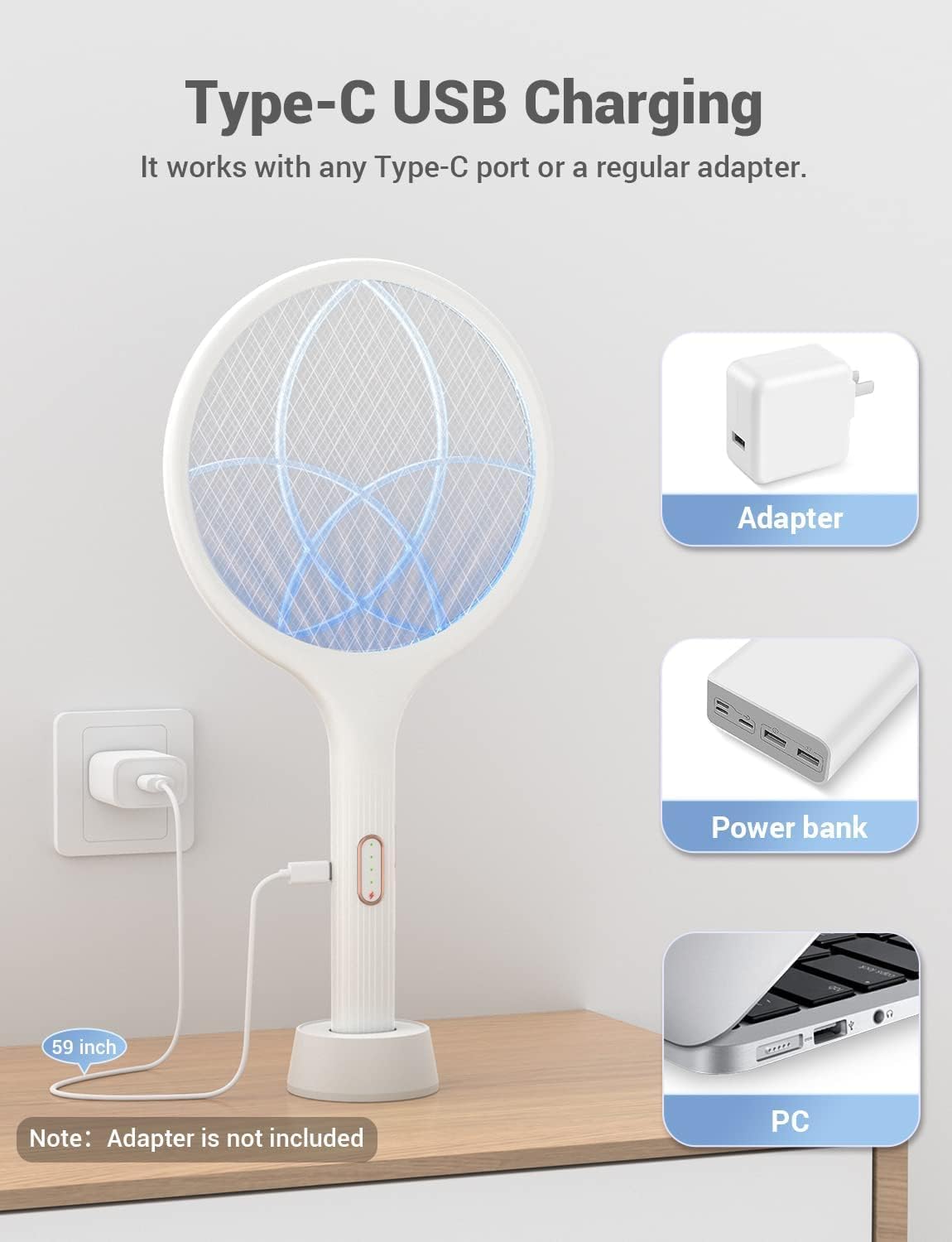 Thumbnail 6 de YISSVIC Electric Fly Swatter 1500 mAh