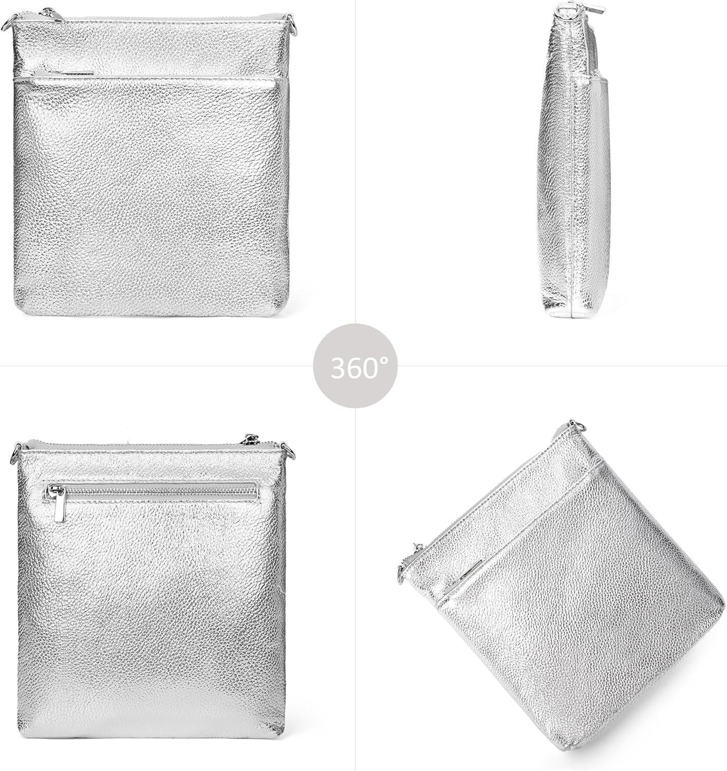 Thumbnail 5 de befen Echtleder Umhängetasche Damen Mittelgroß – Crossbody mit Handyfach, verstellbarem Gurt