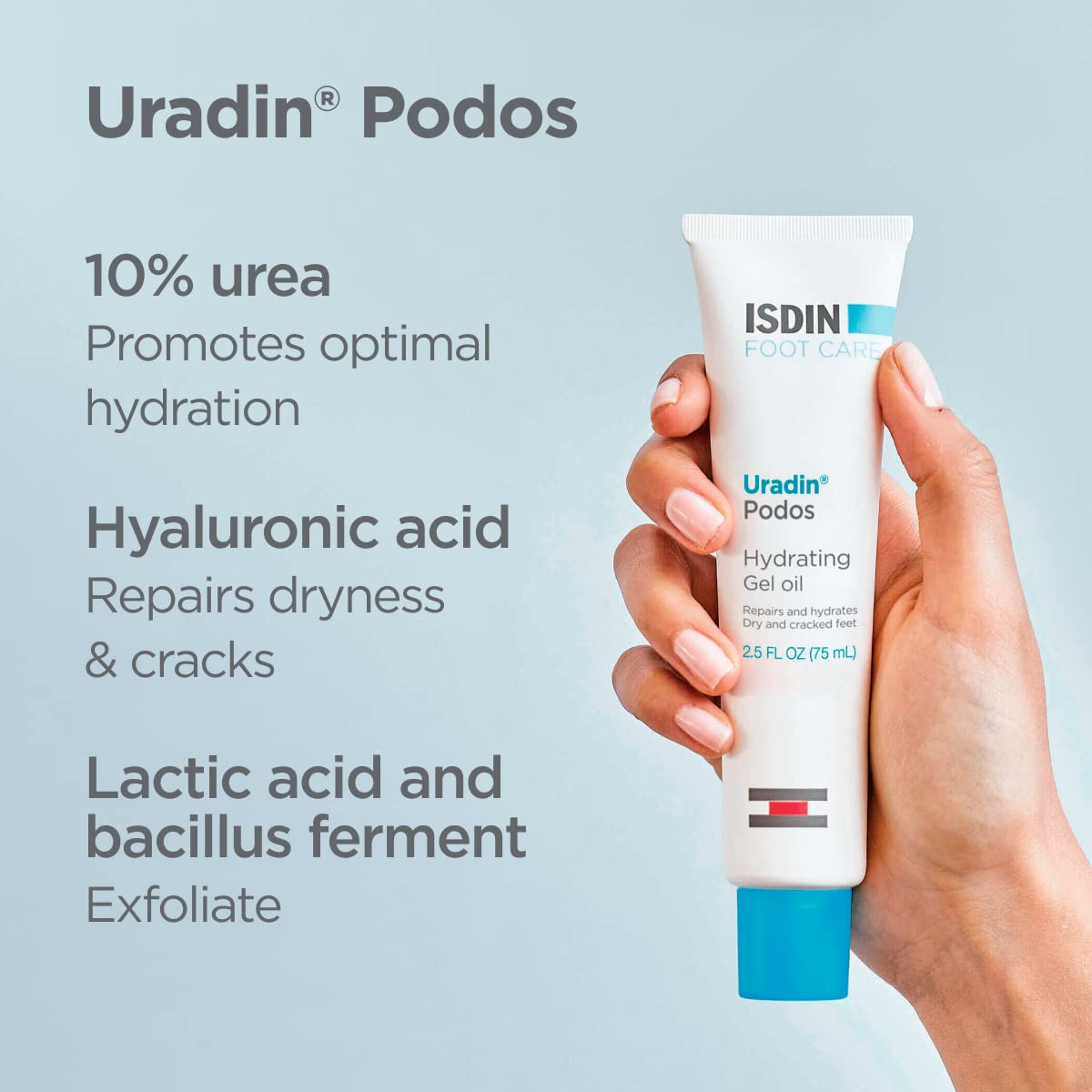 Thumbnail 5 de ISDIN Uradin Podos Gel Oil 10% Urea Foot Cream