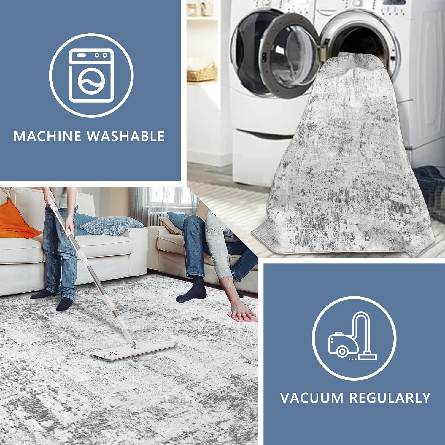 Thumbnail 5 de Capslpad 240x340cm Modern Abstract Area Rug