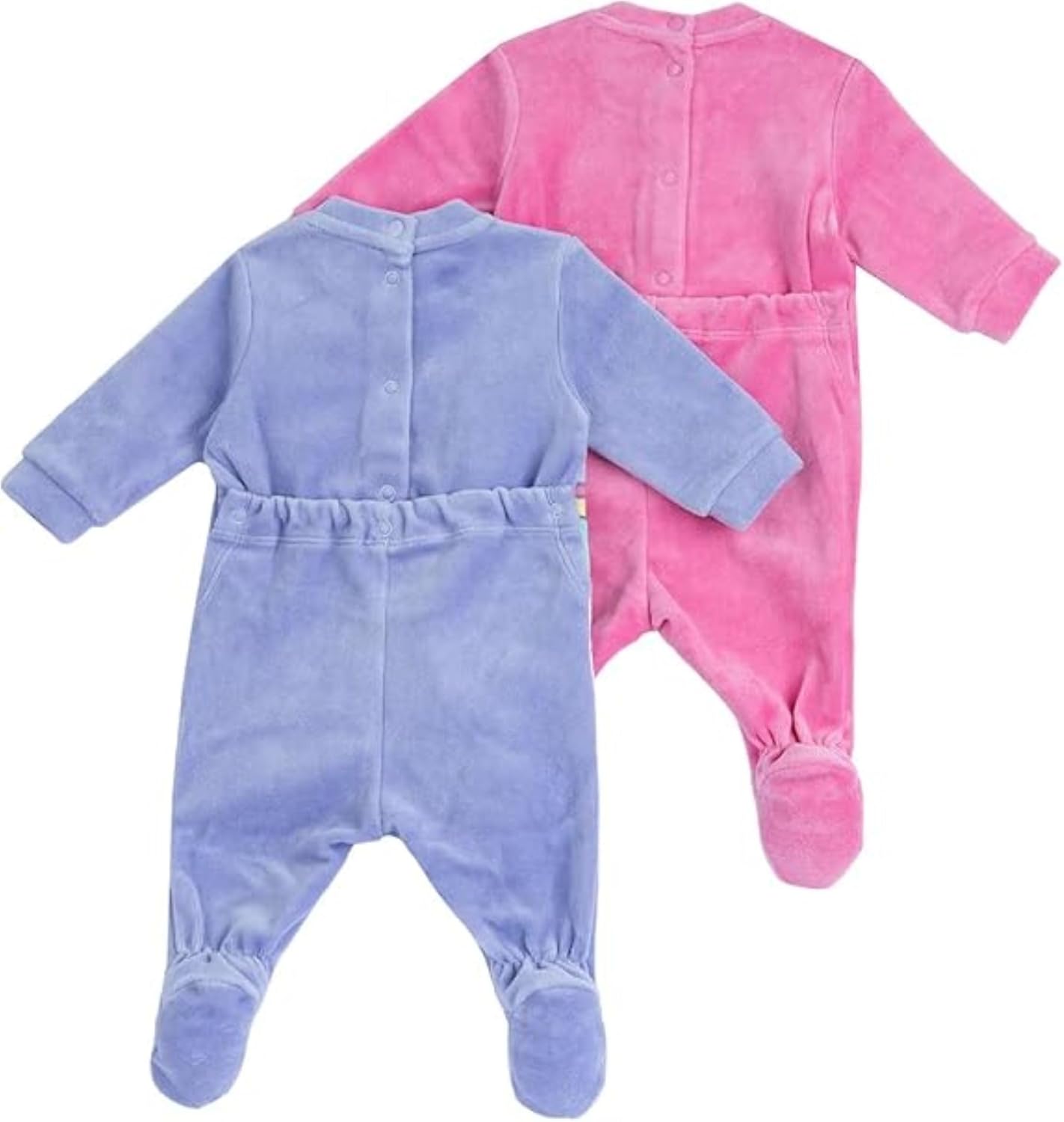 Thumbnail 1 de Chicco Set Tutine Neonata con Pratico Piedino – 2 pezzi in ciniglia, rosa e viola con unicorni