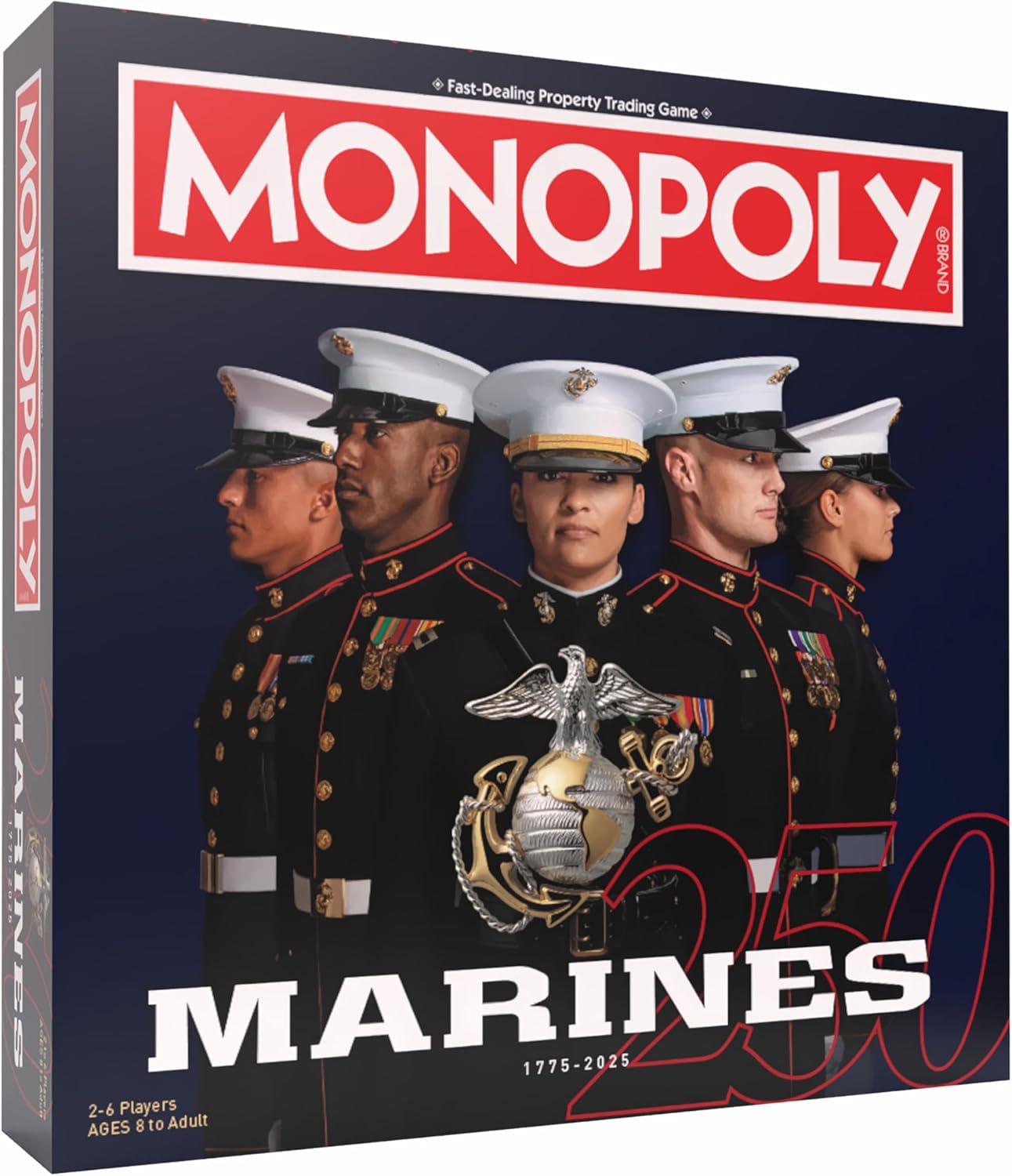 Detalle de Monopoly board game Marines 250th Anniversary Edition