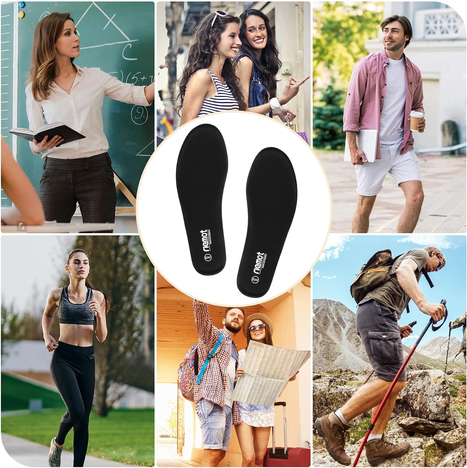 Thumbnail 5 de Riemot Komforteinlegesohlen – Weiche Schaumeinlagen für Schuhe aller Arten