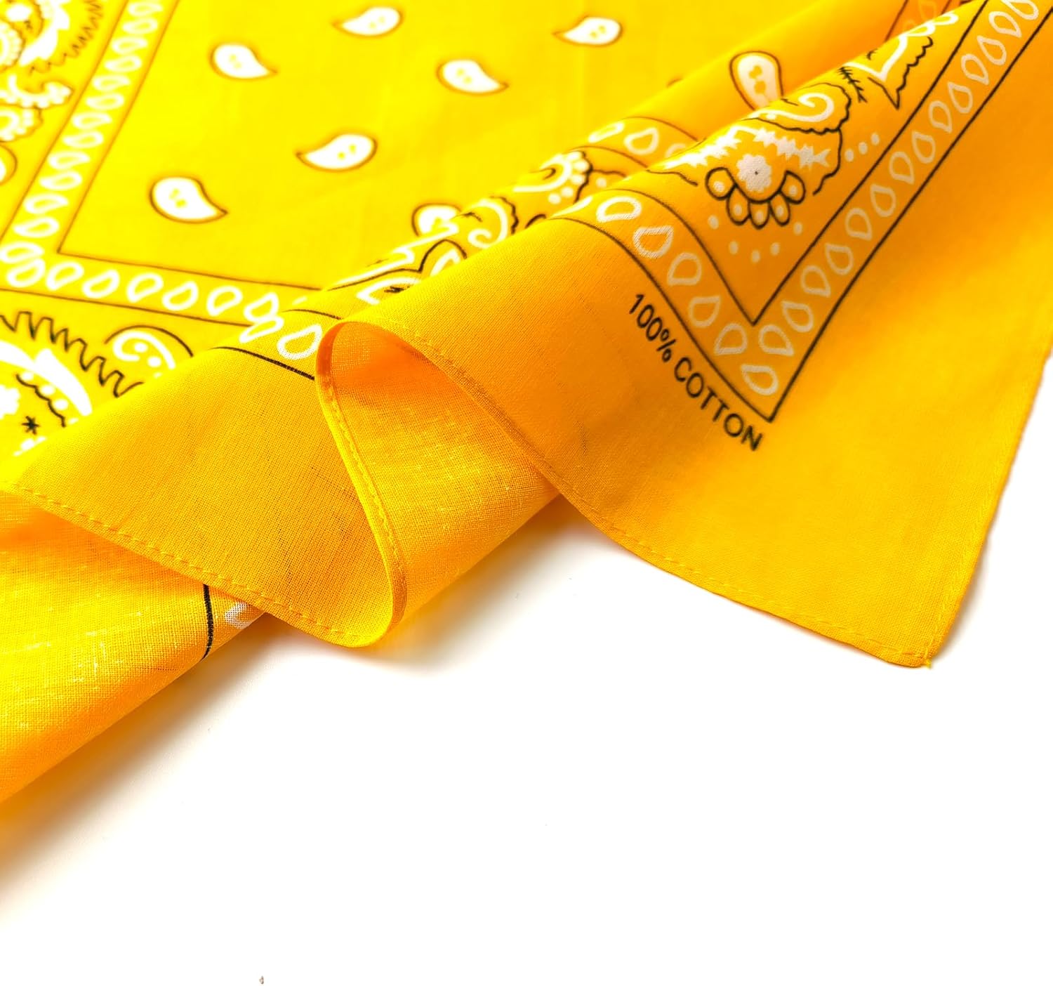 Detalle de APIGANIZ 100% Cotton Bandanas, 21 x 21 Inches, Set of 6