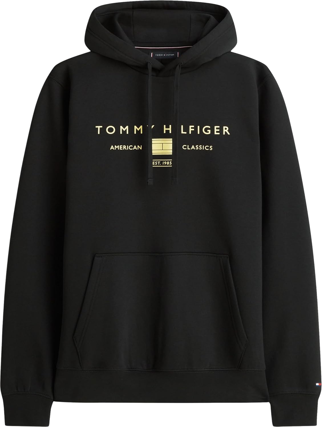 Detalle de Tommy Hilfiger Brand Love TR Mono Stack Hoody Mw0mw42464 – Felpa con cappuccio uomo