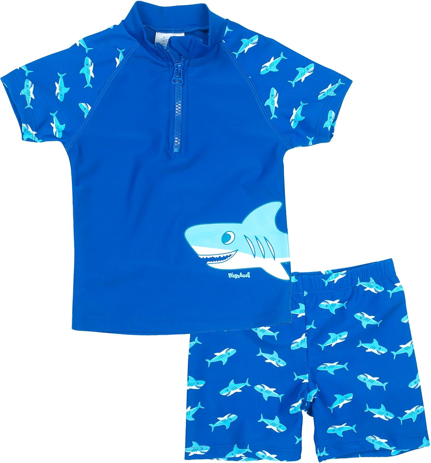 Detalle de Set da Bagno Playshoes UV 2 pezzi per bambini: maglietta con protezione UV e costume con elastico
