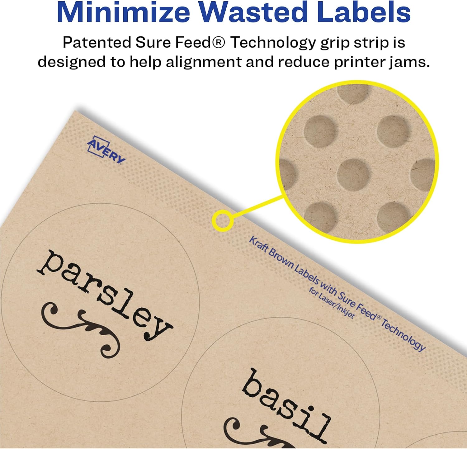 Detalle de Avery Round Labels 2.5-inch