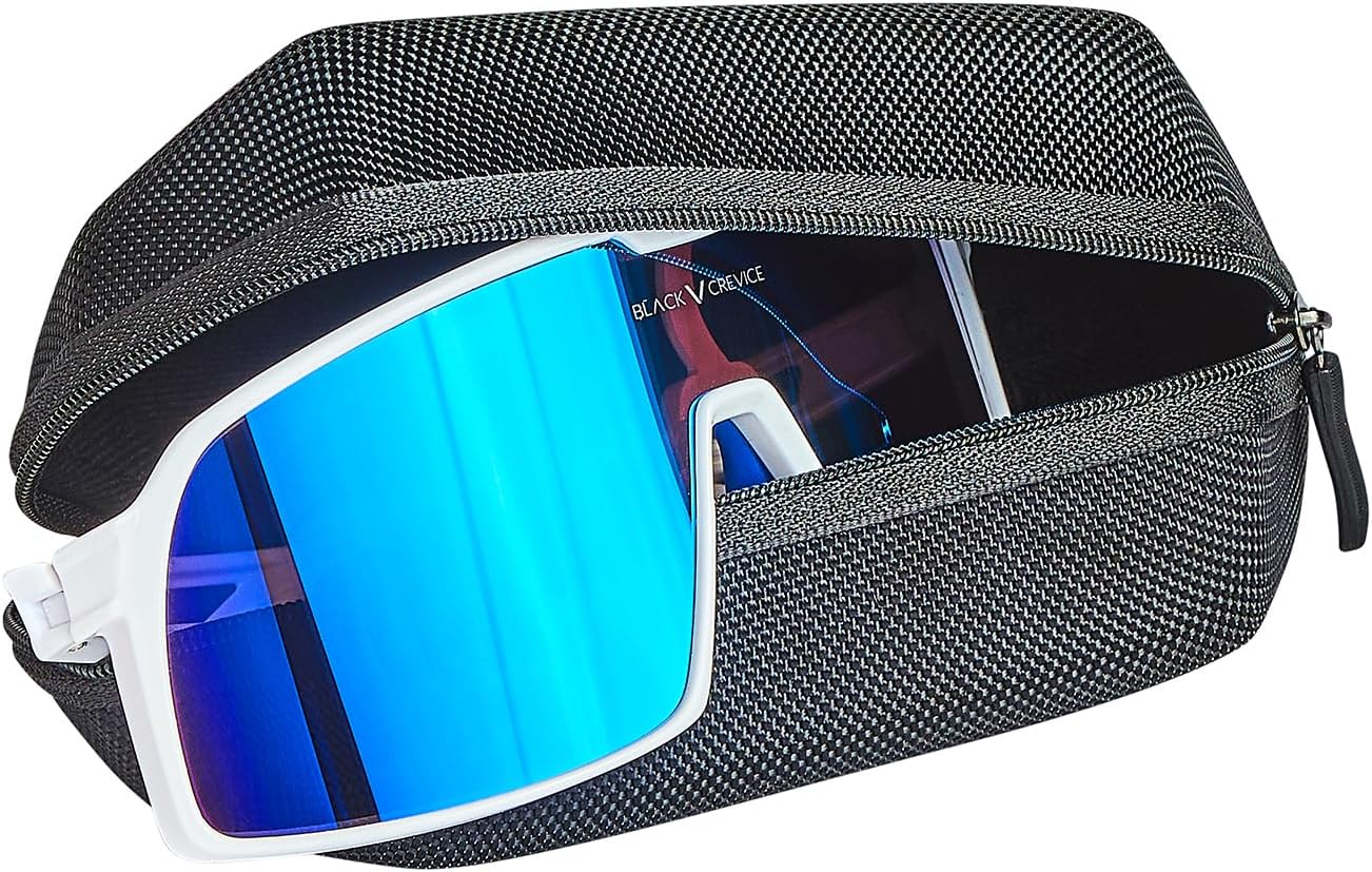 Detalle 2 de Black Crevice Occhiali sportivi neri: versatilità, comfort e protezione per tutte le attività all’aperto