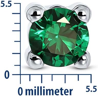 Detalle de Miore Pendientes esmeralda 0,85 Ct